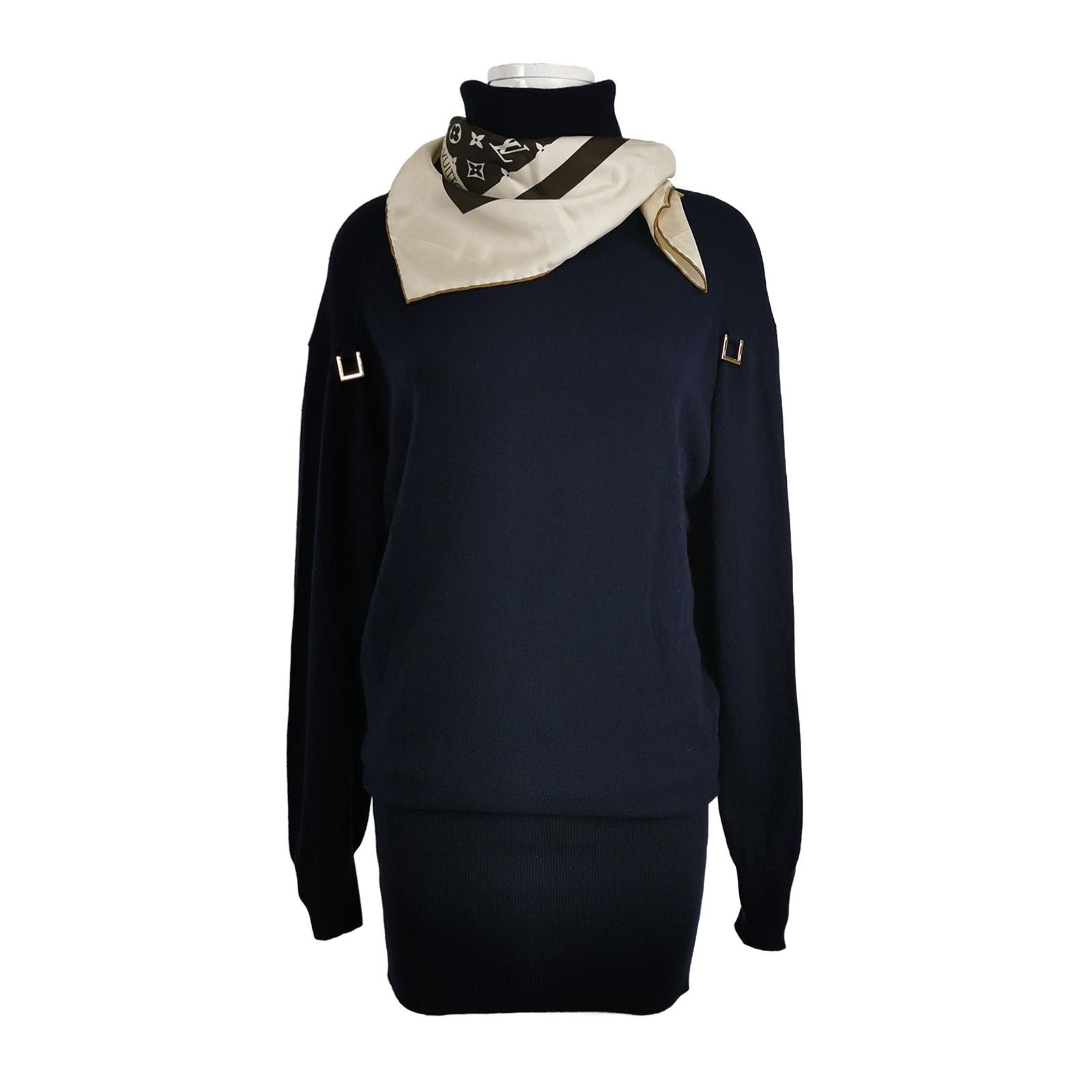 Louis Vuitton Louis Vuitton Cashmere Blend Mini Dress XS Size XS / US 0-2 / IT 36-38 - 1 Thumbnail
