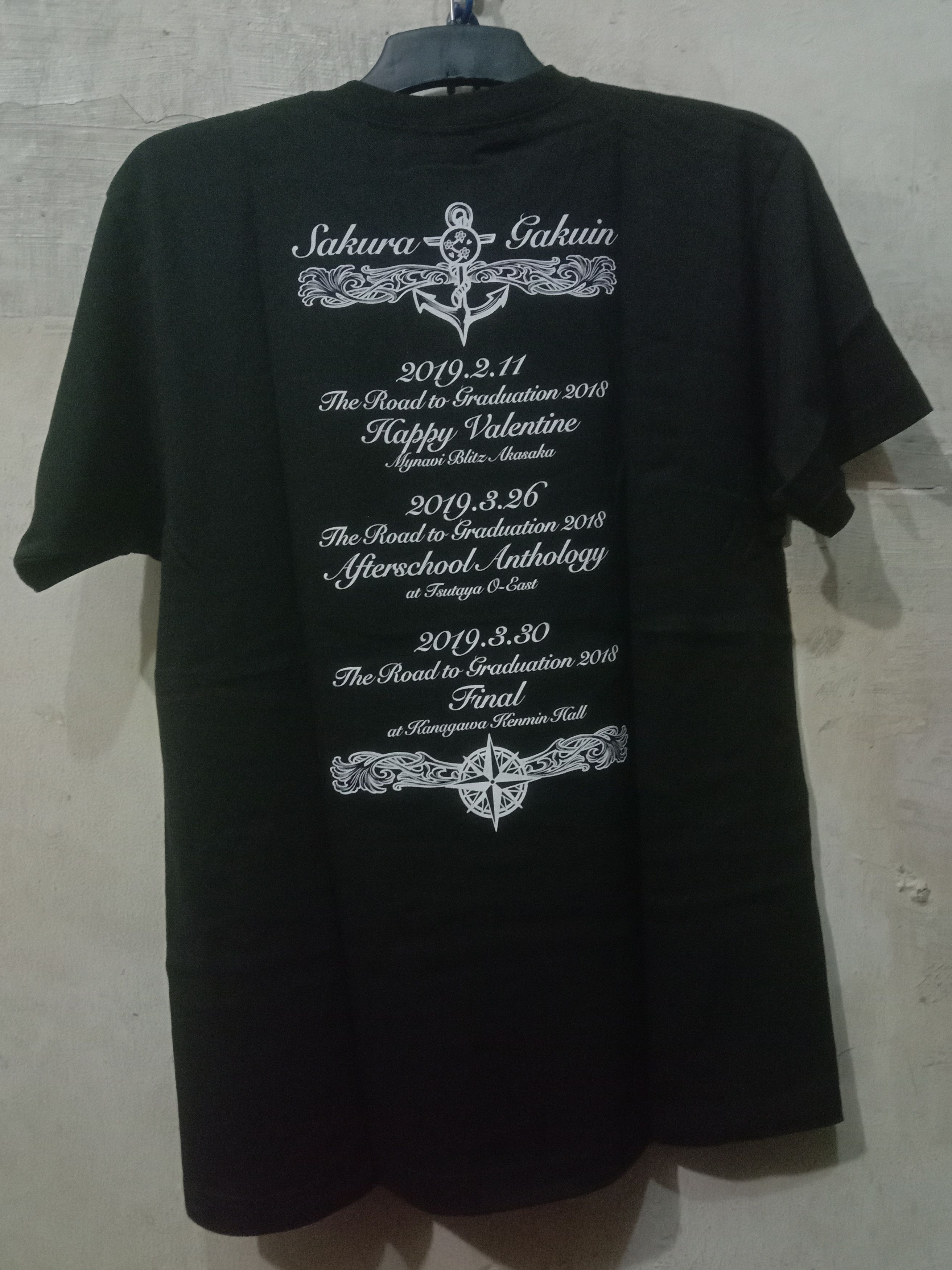Japanese Brand T-shirt Idol Sakura Gakuin Road to Grad Original Size L Size US L / EU 52-54 / 3 - 5 Thumbnail
