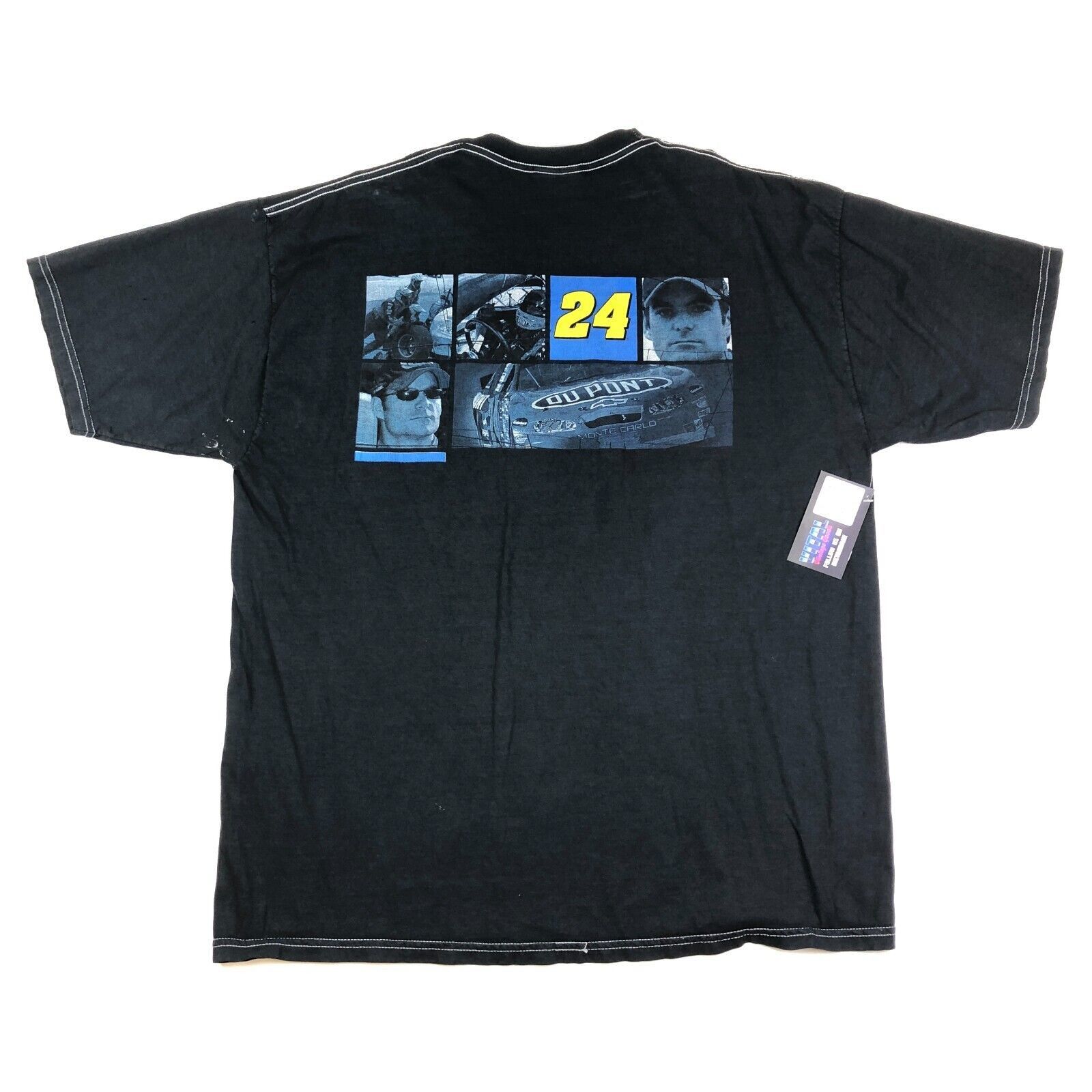 NASCAR Jeff Gordon 24 Dupont Nascar Racing Navy Black Tee XL Size US XL / EU 56 / 4 - 5 Thumbnail