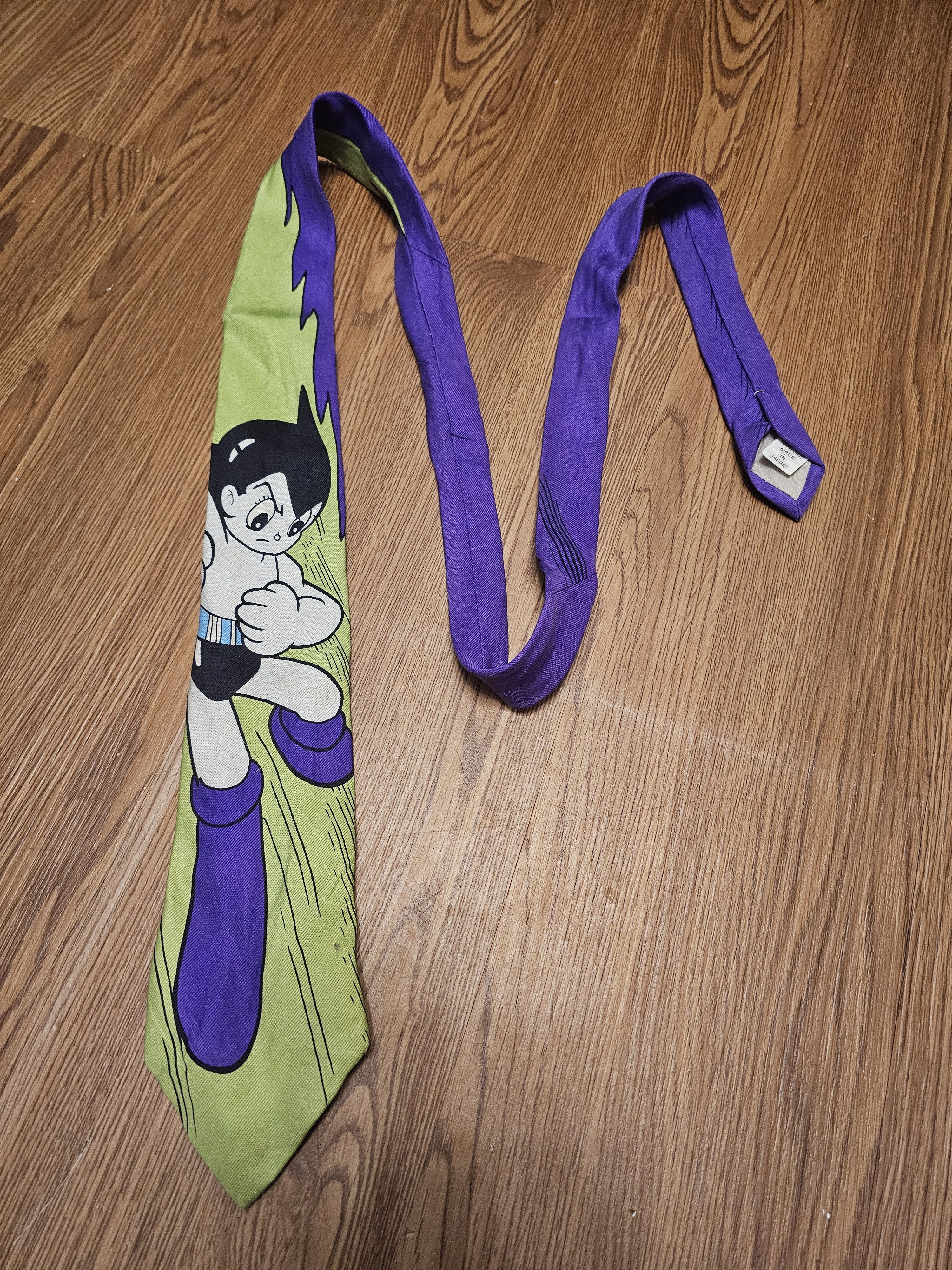 Yohji Yamamoto Yohji Yamamoto Astro Boy Tezuka Silk Tie Size ONE SIZE - 2 Thumbnail