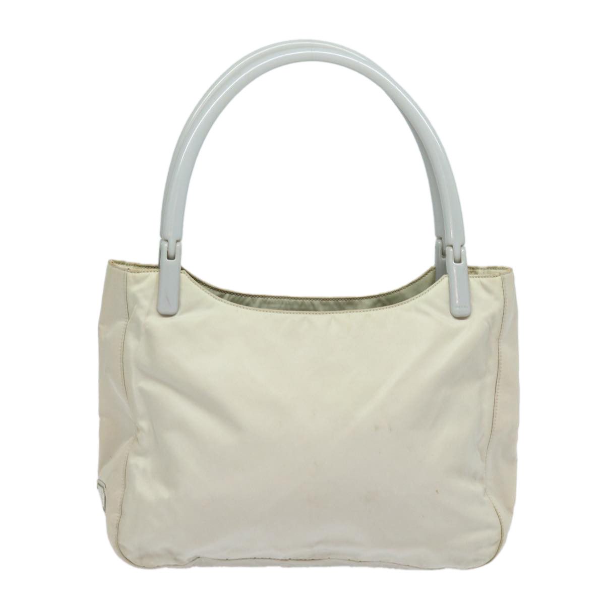 Prada Tessuto Ecru Synthetic Shoulder Bag (Pre-Owned) Size ONE SIZE - 1 Thumbnail