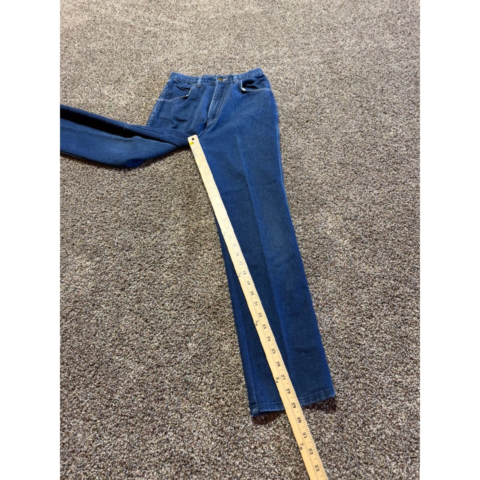 Express VINTAGE Express Jeans Women Size 7 8 Blue Denim 25X29 Lot OF 2 Size 32" / US 10 / IT 46 - 4 Thumbnail