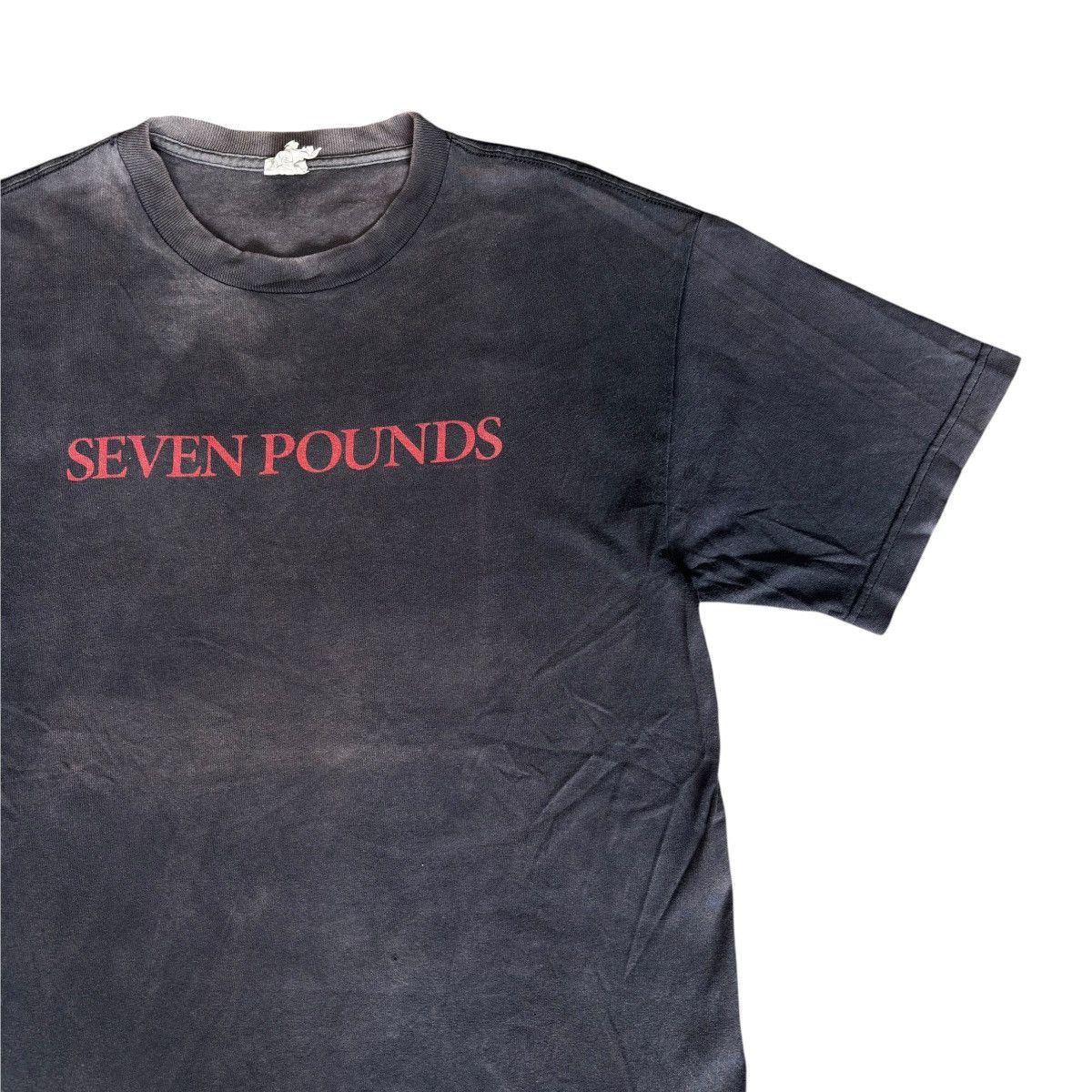 Vintage RARE Seven Pounds Film Will Smiths Tees Nice Faded Washed Size US M / EU 48-50 / 2 - 2 Thumbnail