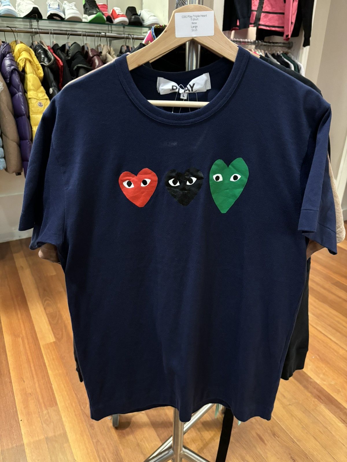 Play Triple Heart T-Shirt