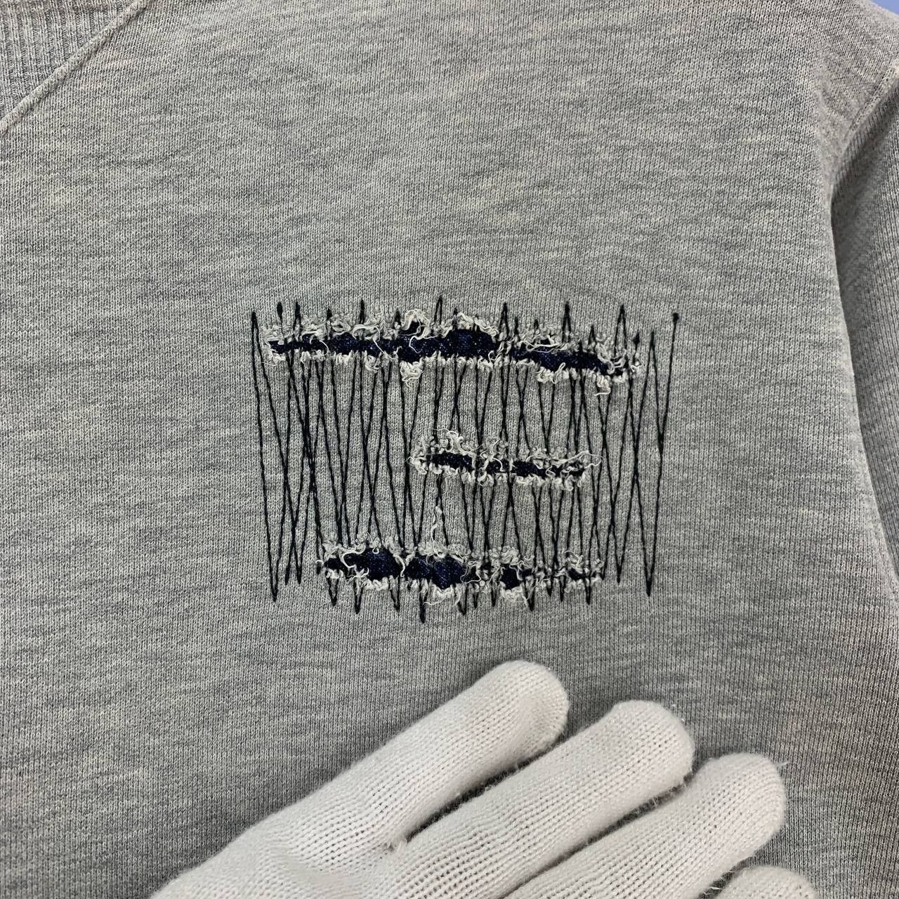 Designer OTIENNE OZEKI Patchwork Design Sweatshirt #2367-03 Size US S / EU 44-46 / 1 - 2 Thumbnail