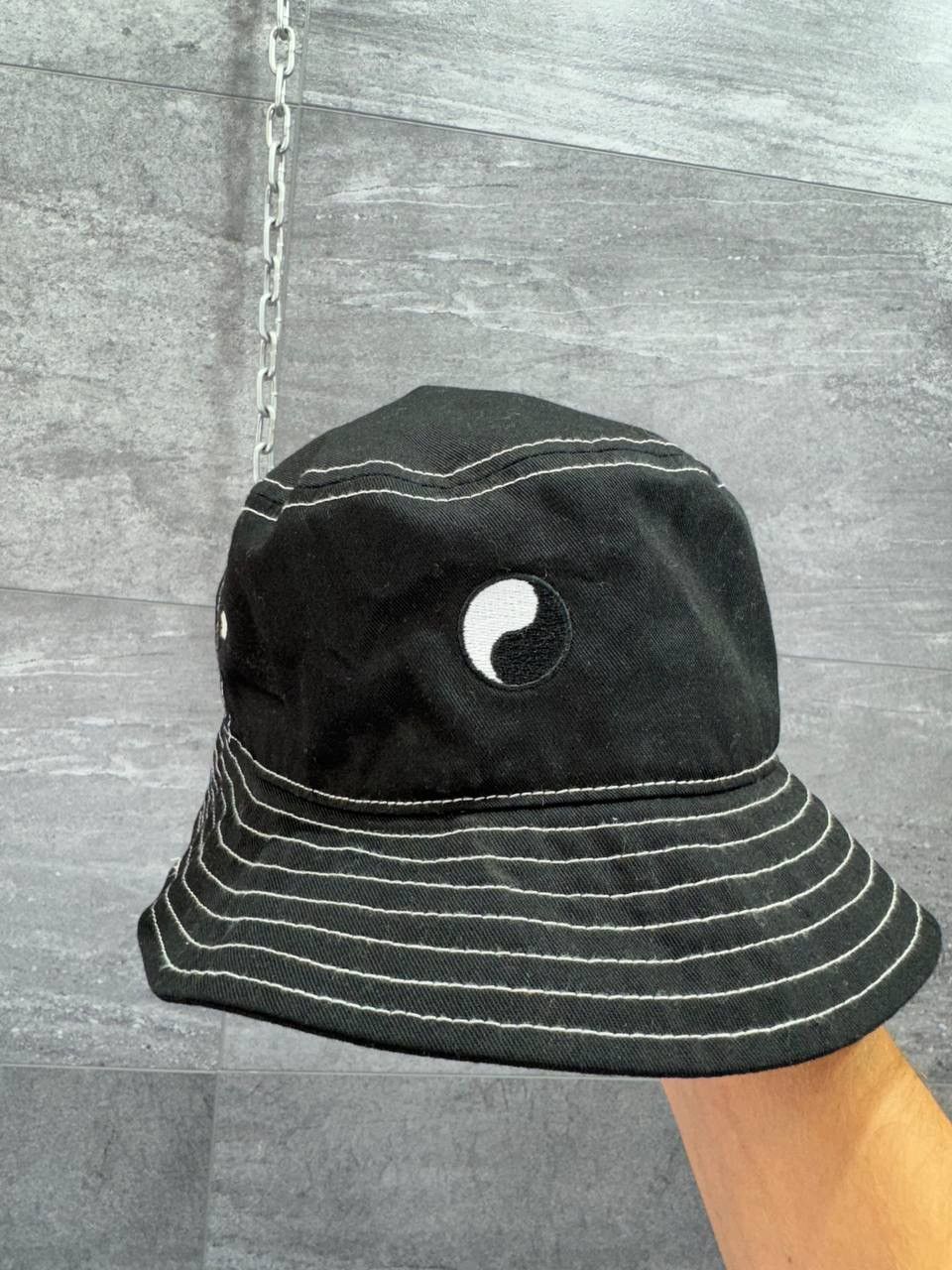 Our Legacy × Stussy Stussy x Our Legacy Recycled Twill Bucket Hat Black Size 36 - 2 Thumbnail