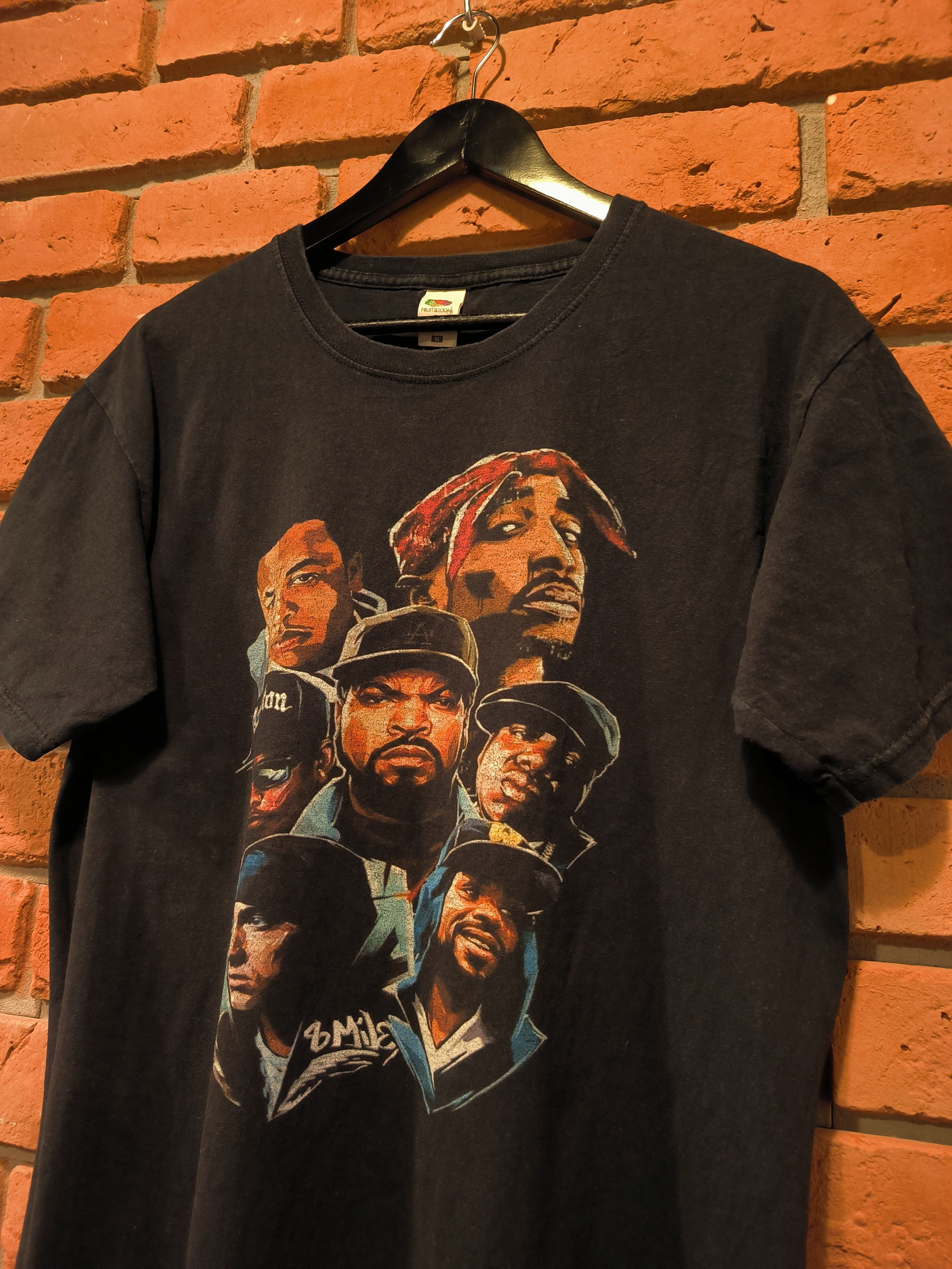 Rap Tees × Vintage Vintage Eight Mile 8 Movie T-Shirt Eminem Logo Print Size US M / EU 48-50 / 2 - 2 Thumbnail