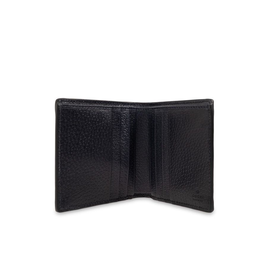 Gucci GUCCI Navy Blue Ebony Folding Wallet New & Authentic Size ONE SIZE - 2 Thumbnail
