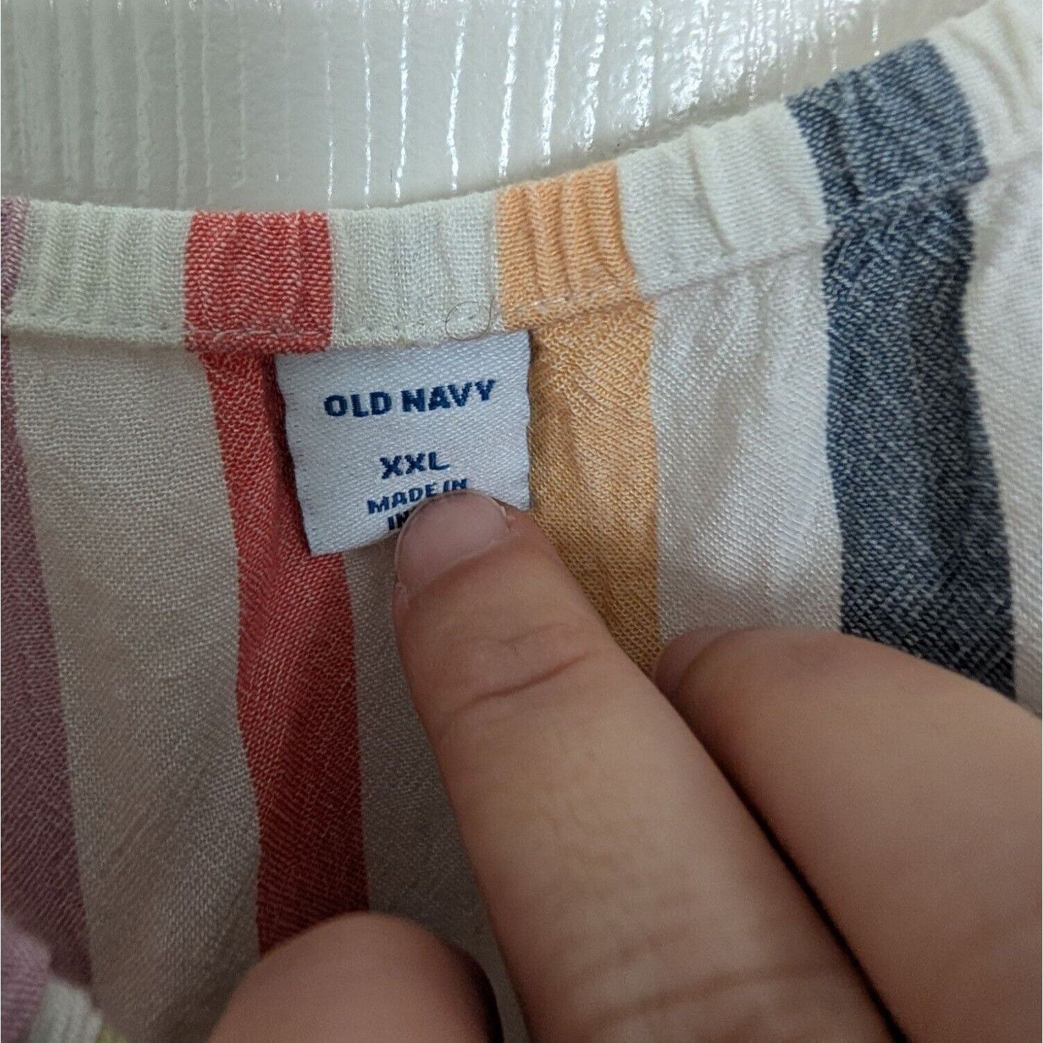 Old Navy Old Navy Stripe Swing Maxi Sundress Womens Size XXL White Size XXL / US 16-18 / IT 52-54 - 5 Thumbnail
