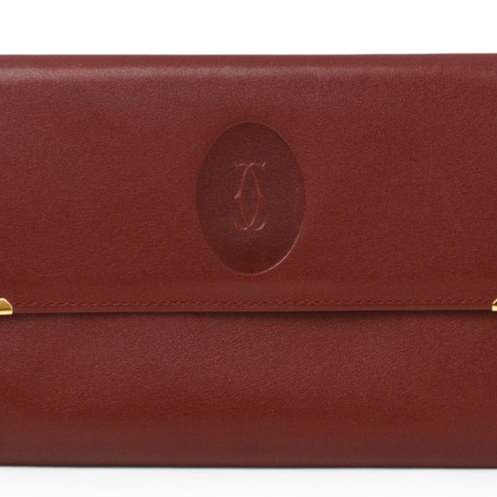 Cartier Cartier Must de tri-fold wallet in Bordeaux Size ONE SIZE - 1 Thumbnail