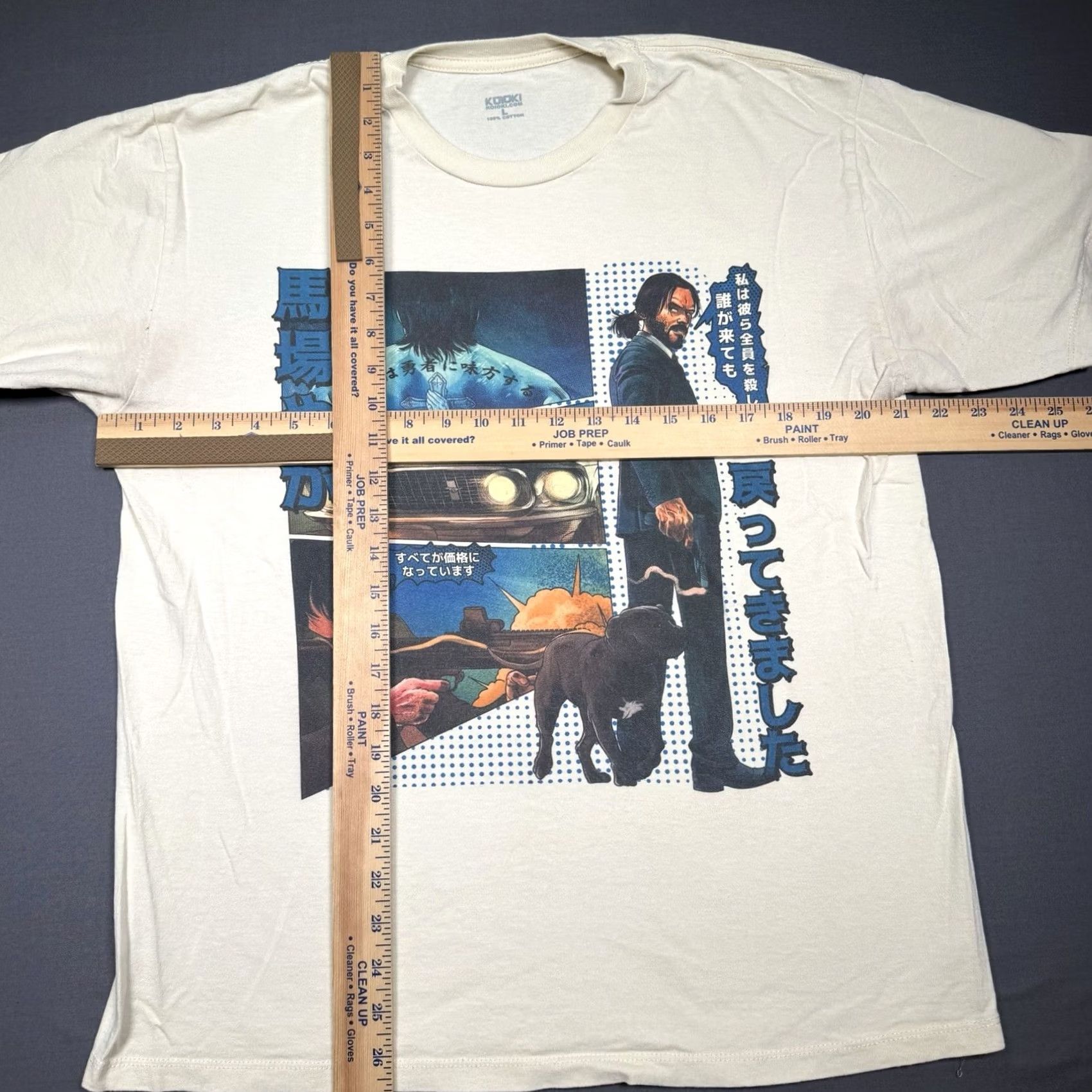 Vintage John Wick Anime Keanu Reeves Shirt Men’s Large Koioki Size US L / EU 52-54 / 3 - 6 Thumbnail