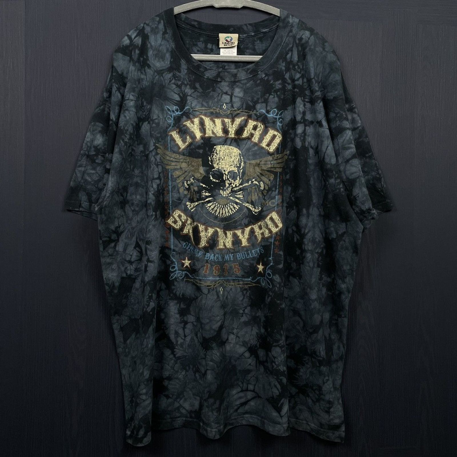 Harley Davidson × Japanese Brand × Vintage 🇺🇸2007 LIQUID BLUE Lynyrd Skynrd Tie-Dye T Size US XXL / EU 58 / 5 - 1 Thumbnail