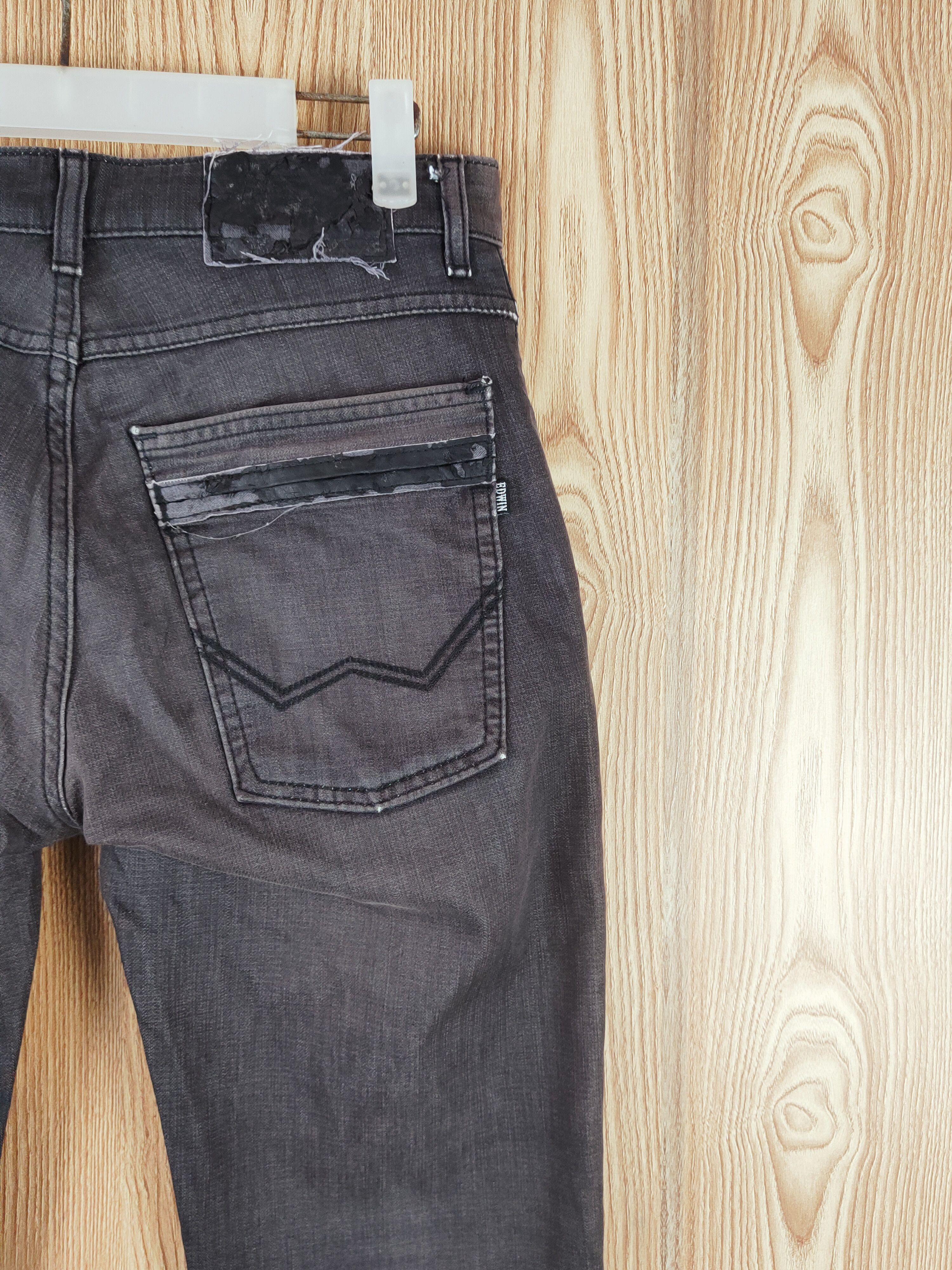 Edwin DL Edwin Dark Brown faded vintage Casual Pants #S2758 Size 29" - 12 Thumbnail