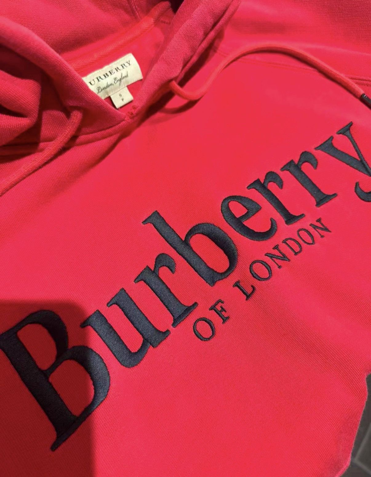 Burberry Burberry bright red sweatshirt J38 Size S / US 4 / IT 40 - 3 Thumbnail