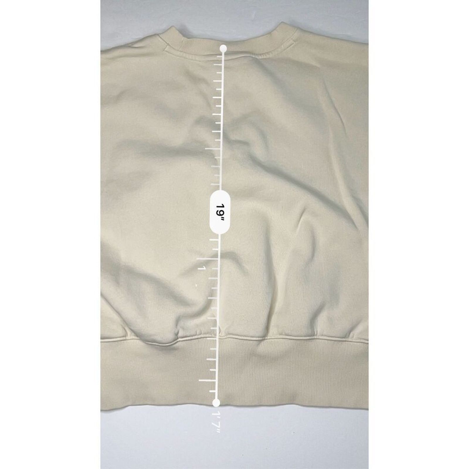 Adidas Adidas Feelcozy Essential Logo Sweatshirt 8 Cream Loose Fit Size M / US 6-8 / IT 42-44 - 7 Thumbnail