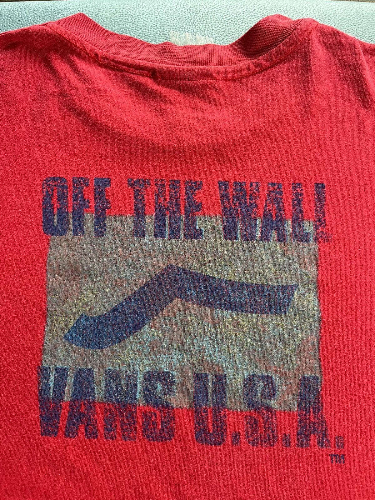 Vans × Vintage Vintage VANS OFF THE WALL U.S.A 90’s Skateboard Tshirt Size US L / EU 52-54 / 3 - 9 Thumbnail