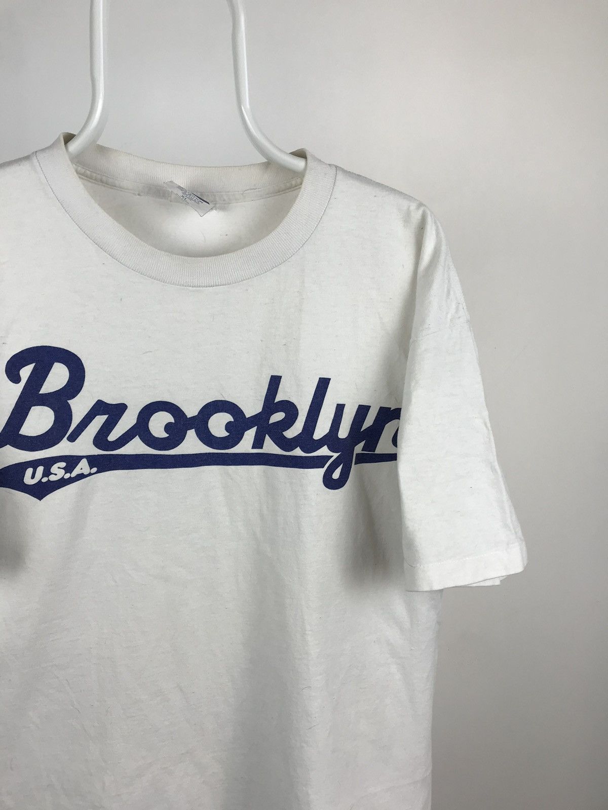 Majestic Majestic Vintage Brooklyn Made in USA Tshirt Size US XL / EU 56 / 4 - 2 Thumbnail