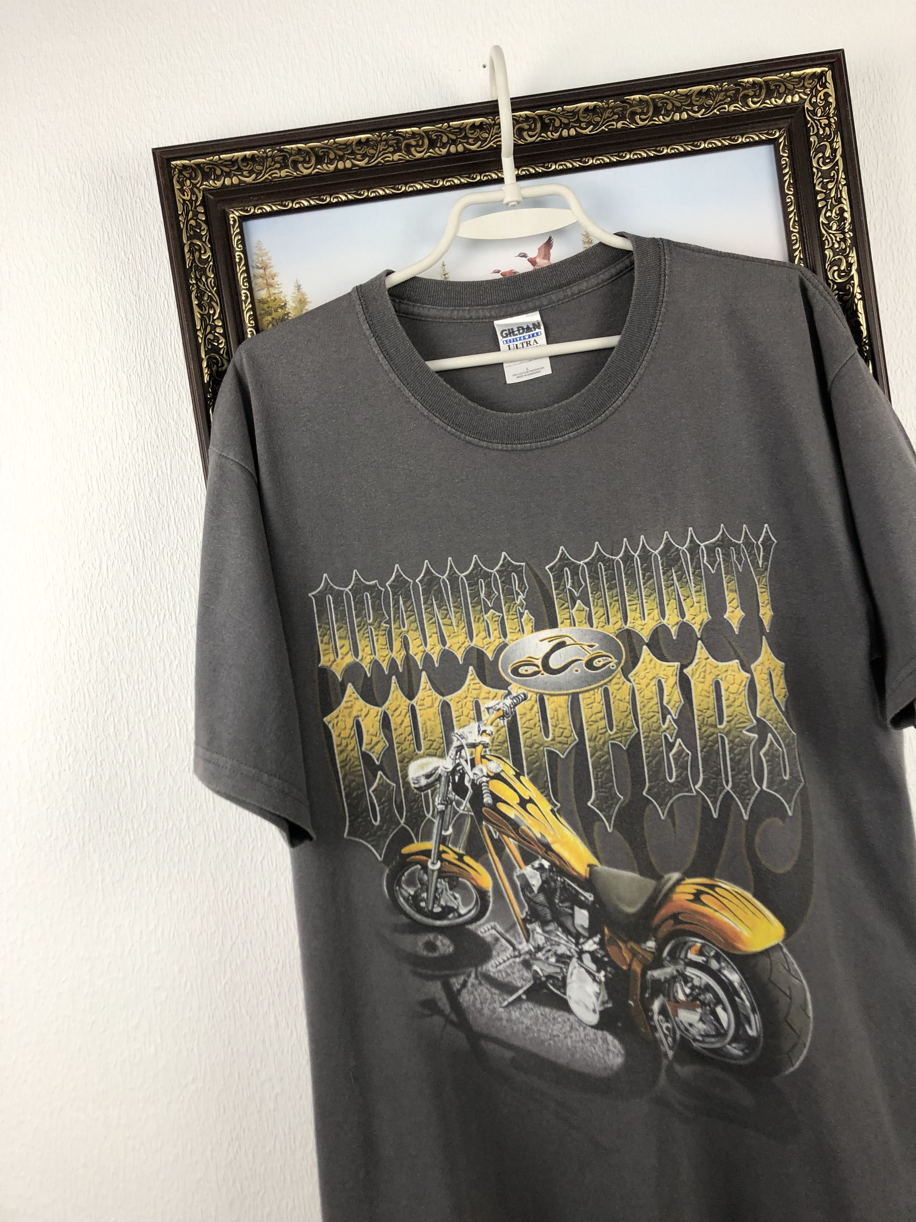 Vintage Vintage Y2K Orange Country Choppers Motorcycle OCC Biker Size US L / EU 52-54 / 3 - 3 Thumbnail