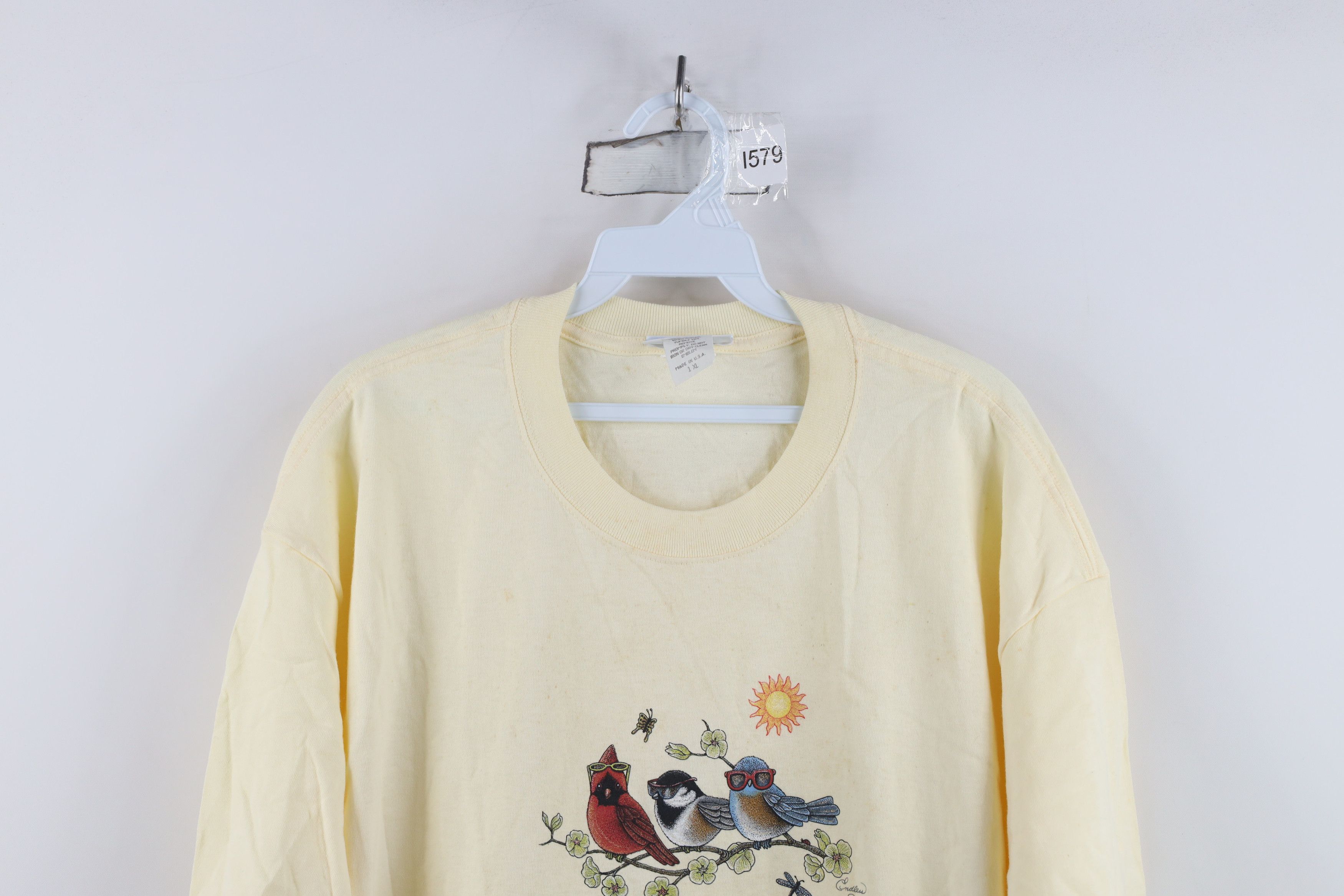 Vintage Deadstock Vintage 90s Streetwear Nature Birds T-Shirt USA Size XL / US 12-14 / IT 48-50 - 2 Thumbnail