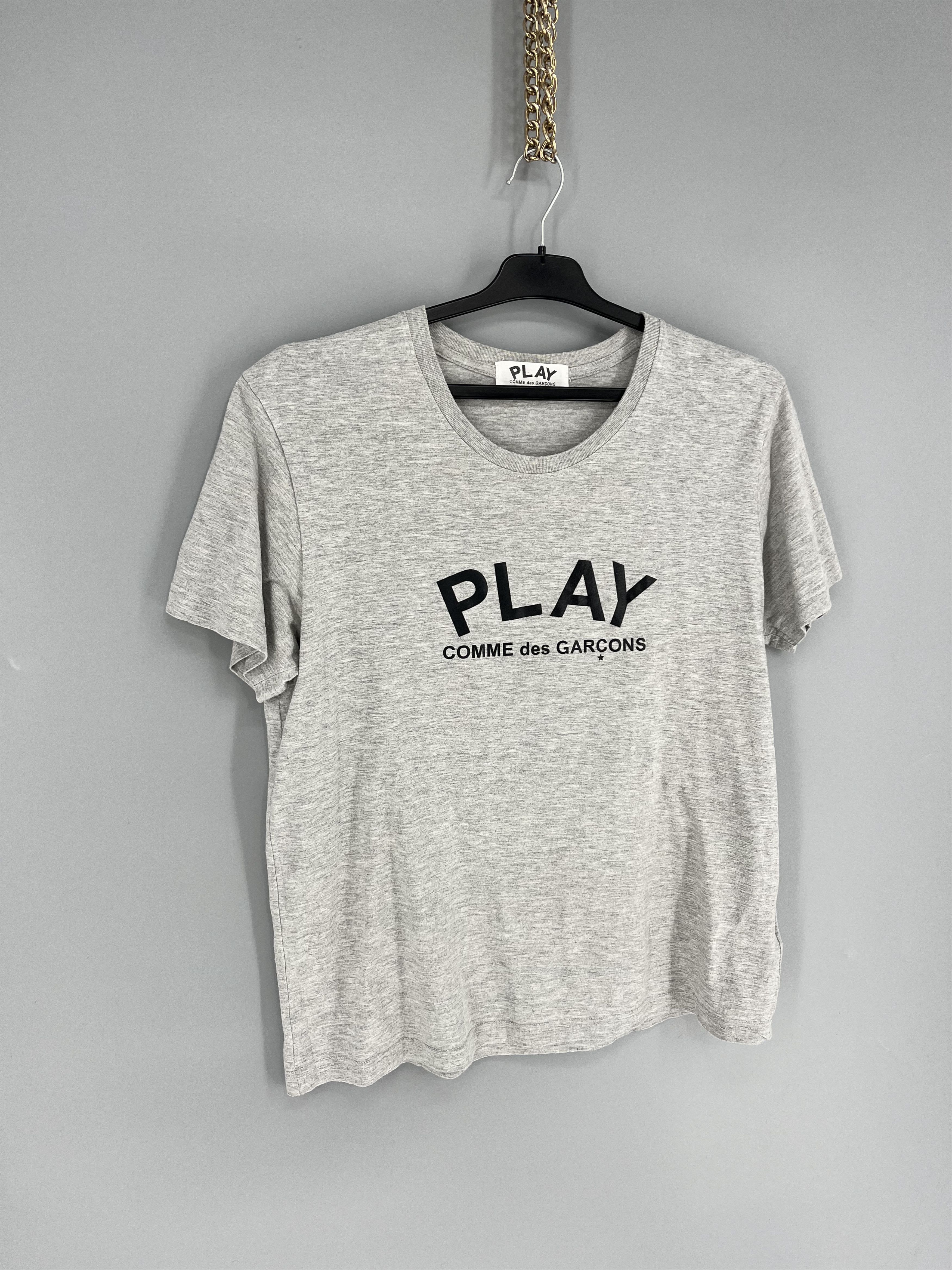 Comme des Garcons Vintage 90s Comme des Garcons Play Tee Big Logo Size US M / EU 48-50 / 2 - 2 Thumbnail