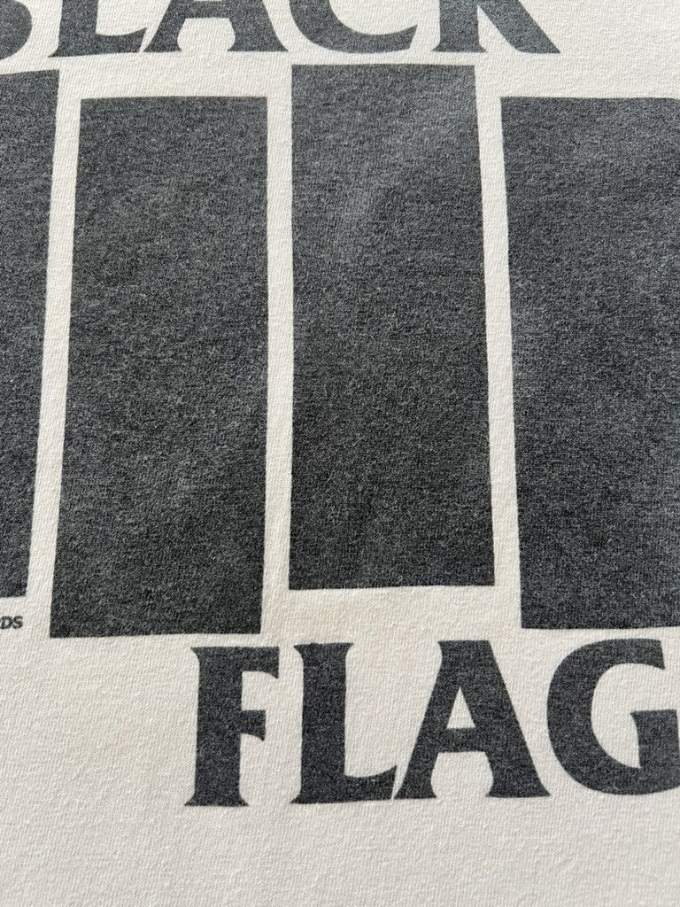 Band Tees Vintage 2000s Black Flag 1985 SST Records White Tee Size US M / EU 48-50 / 2 - 5 Thumbnail