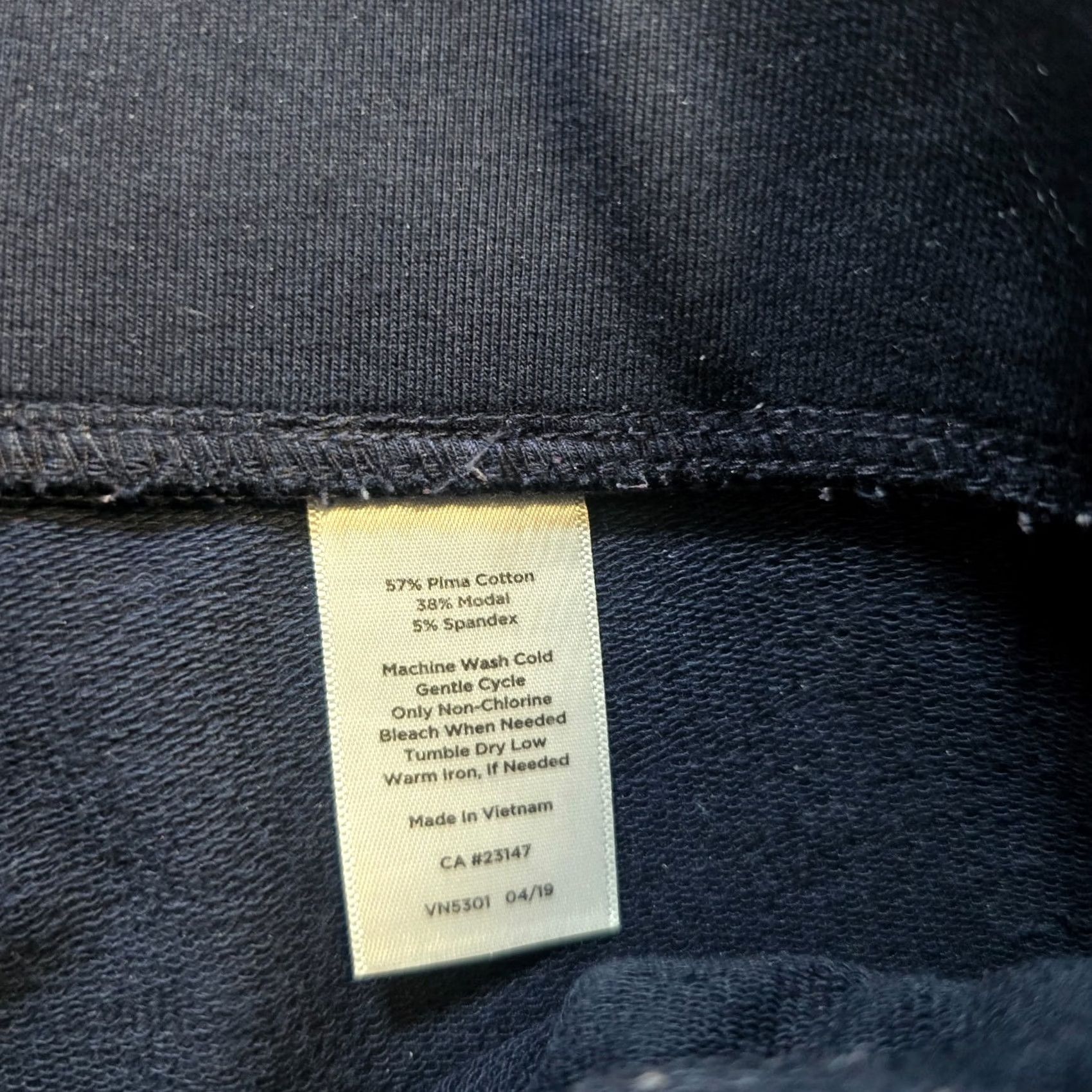 Talbots Talbots Pants Women Size Small Navy Blue Relaxed Pull On Sweatpants Casual Size 28" / US 6 / IT 42 - 5 Thumbnail