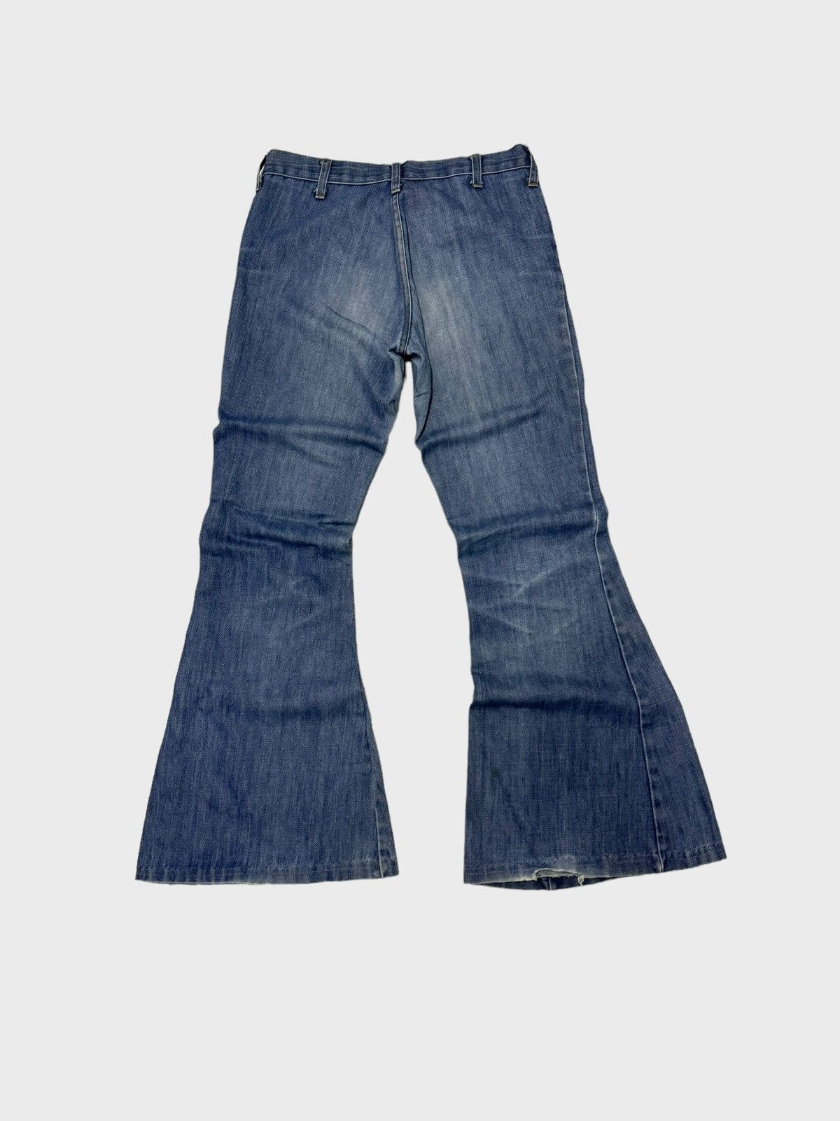 Hysteric Glamour × If Six Was Nine × Le Grande Bleu (L.G.B.) Vintage Rick Owens Junya Watanabe Style Ultra Flared Jeans Size US 27 - 2 Thumbnail