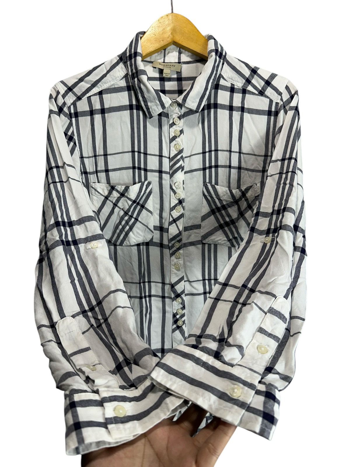 Burberry Vintage Burberry Shirt Multi Button Size US M / EU 48-50 / 2 - 3 Thumbnail