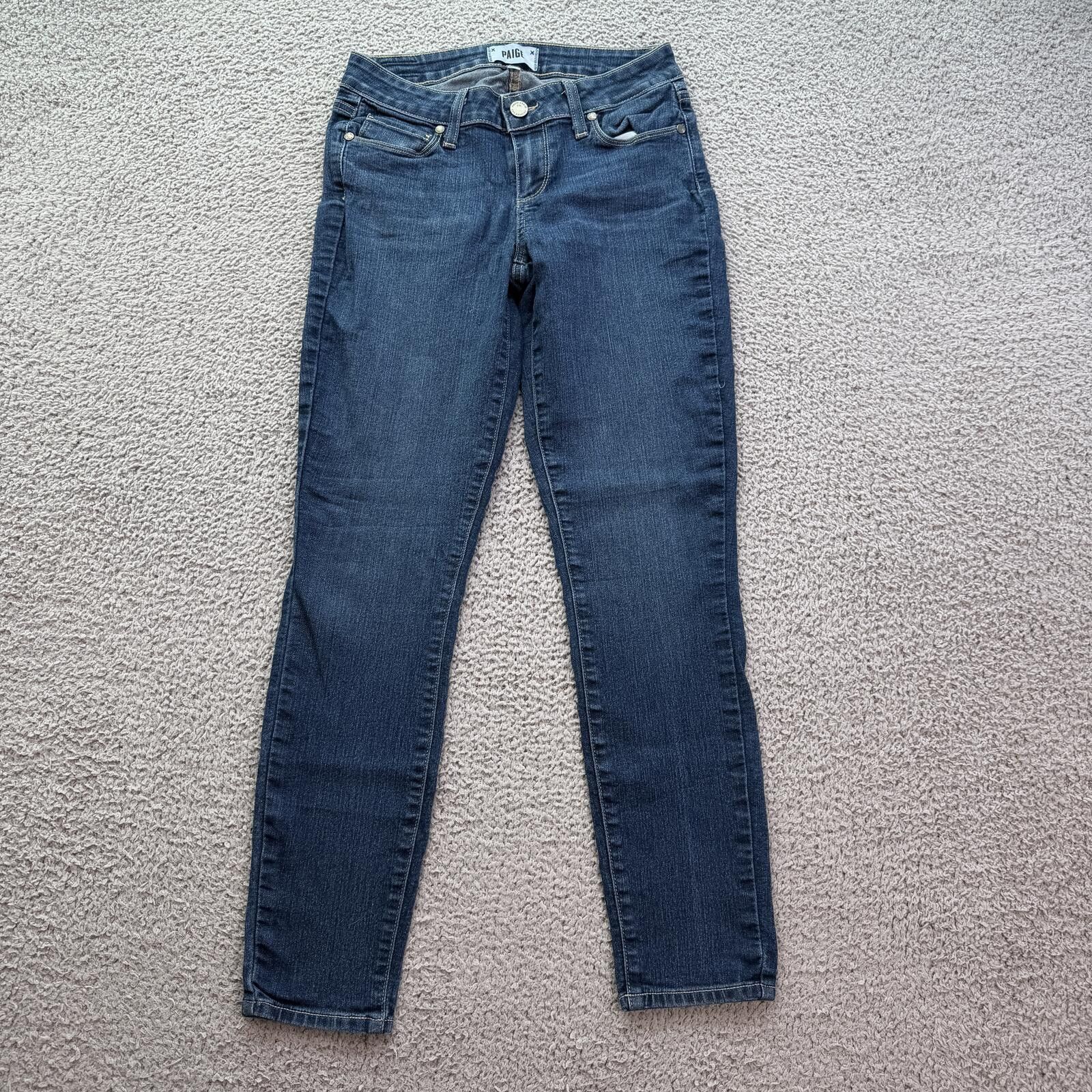 Paige PAIGE Verdugo Ankle Skinny Jeans Womens 26 Blue Stretch Size 26" / US 2 / IT 38 - 1 Thumbnail