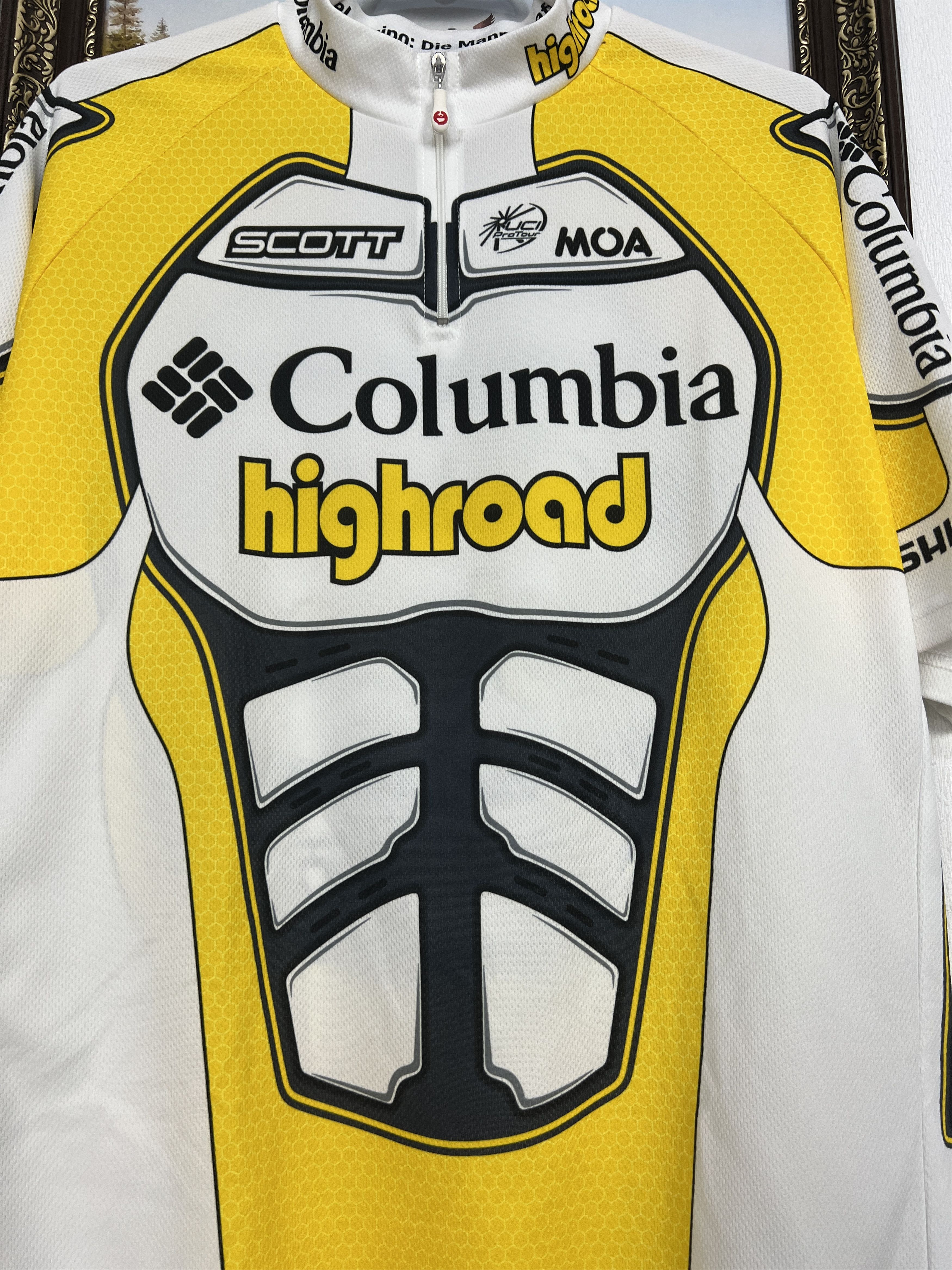 Vintage Vintage Columbia Highroad Cycling Jersey Mens Shirt Maglia Size US L / EU 52-54 / 3 - 3 Thumbnail