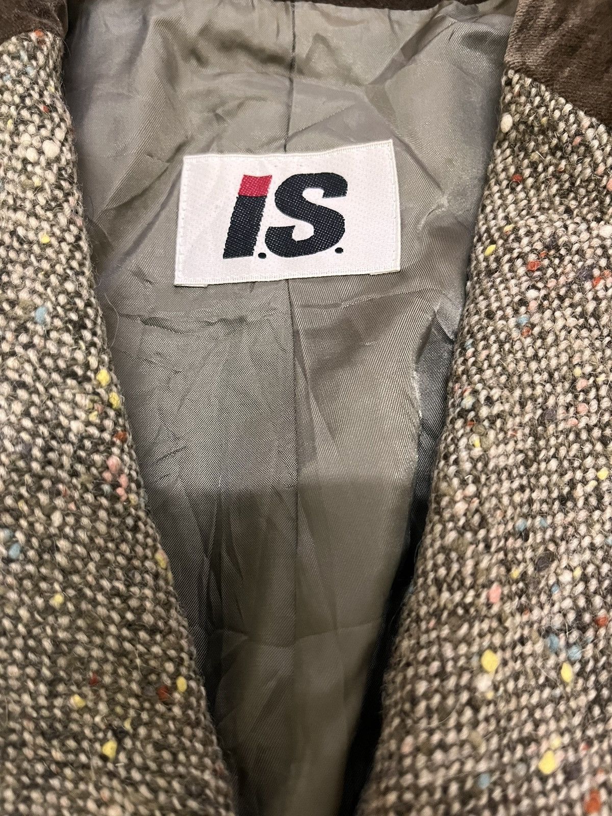Issey Miyake × Japanese Brand × Vintage Vintage 80s IS by issey miyake wool jacket Size US M / EU 48-50 / 2 - 3 Thumbnail