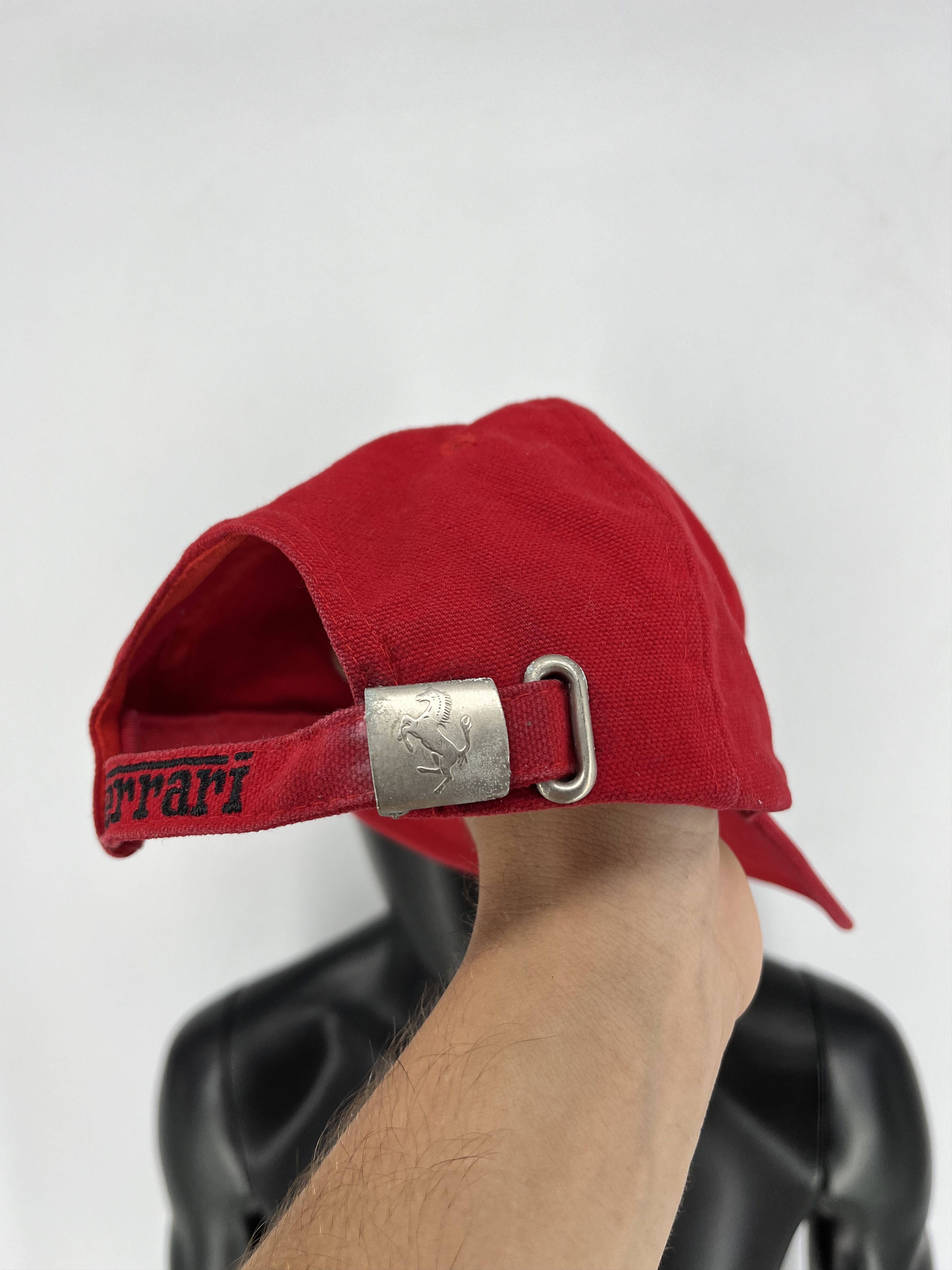 Ferrari Y2k Vintage Ferrari Racing Formula One Red Hype Hat Cap Size ONE SIZE - 6 Thumbnail