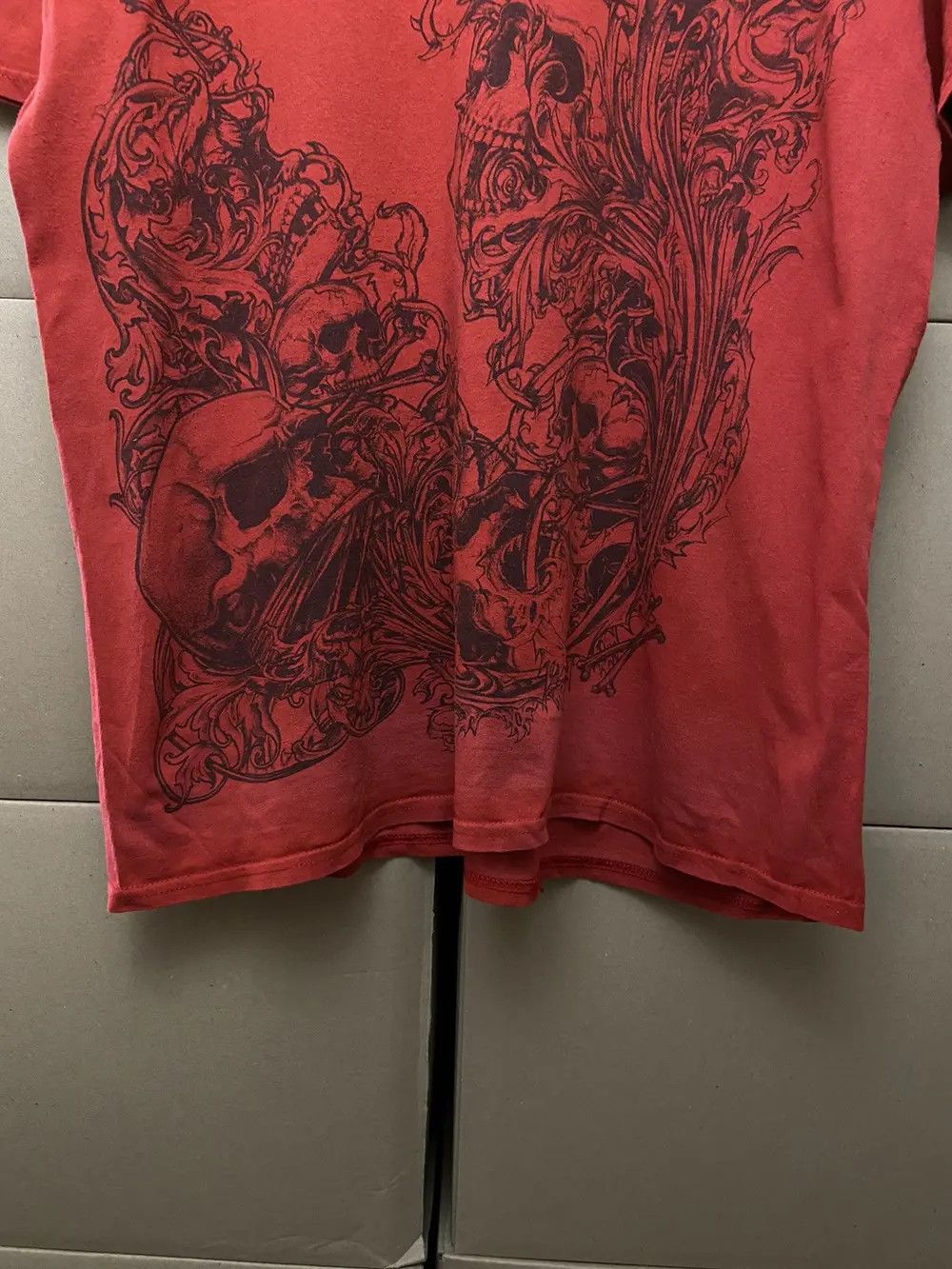 Affliction VINTAGE SKULLS Y2K FADED TEE T SHIRT AFFLICTION JAPANESE DRI Size US XL / EU 56 / 4 - 9 Thumbnail