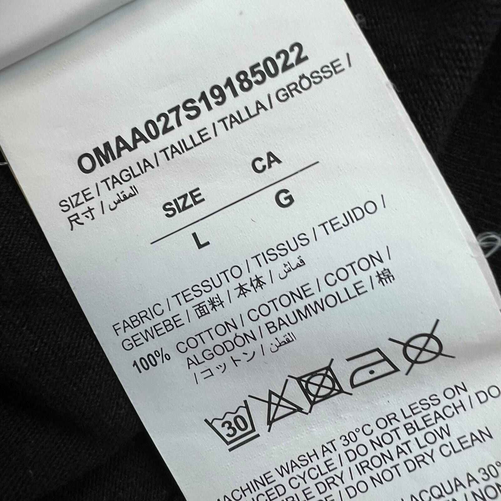 Off-White Off-White Mini Logo Black T Shirt Size US L / EU 52-54 / 3 - 4 Thumbnail