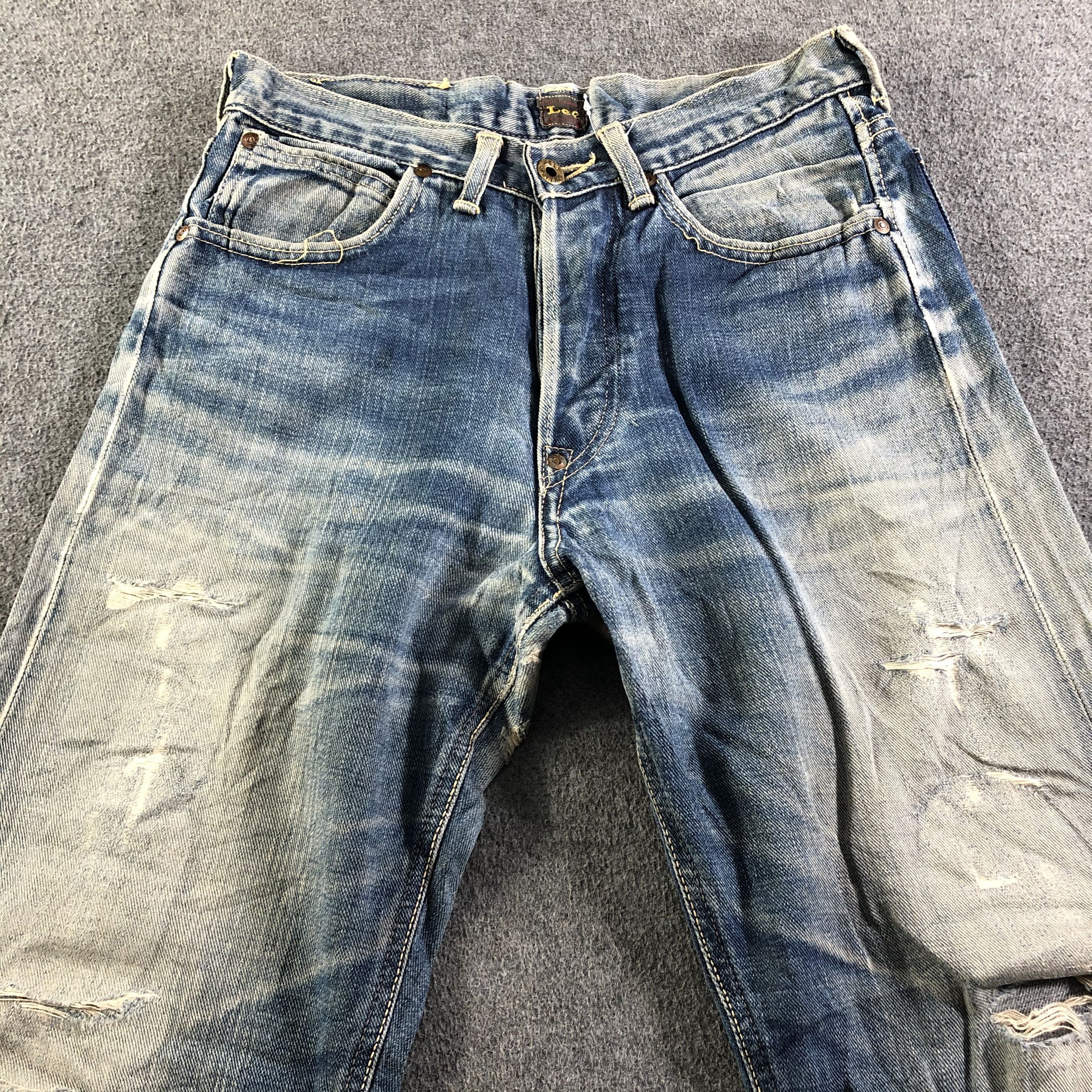 Lee Vintage Blue Wash Lee Jeans-J4012 Size US 29 - 3 Thumbnail