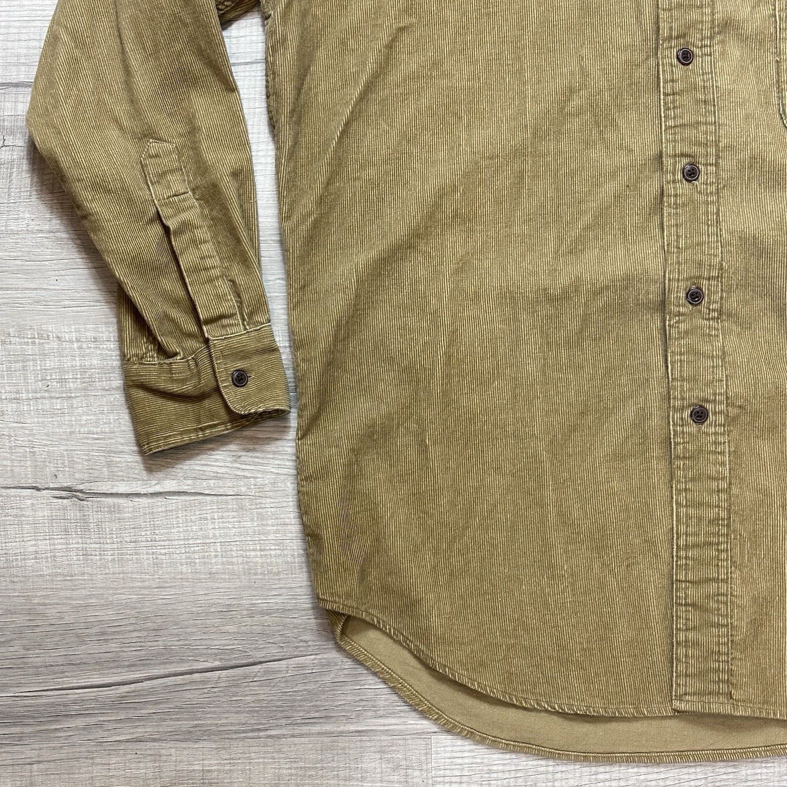 Chaps Ralph Lauren Chaps Ralph Lauren Vintage 90's Long Sleeve Corduroy Shirt Size US M / EU 48-50 / 2 - 2 Thumbnail