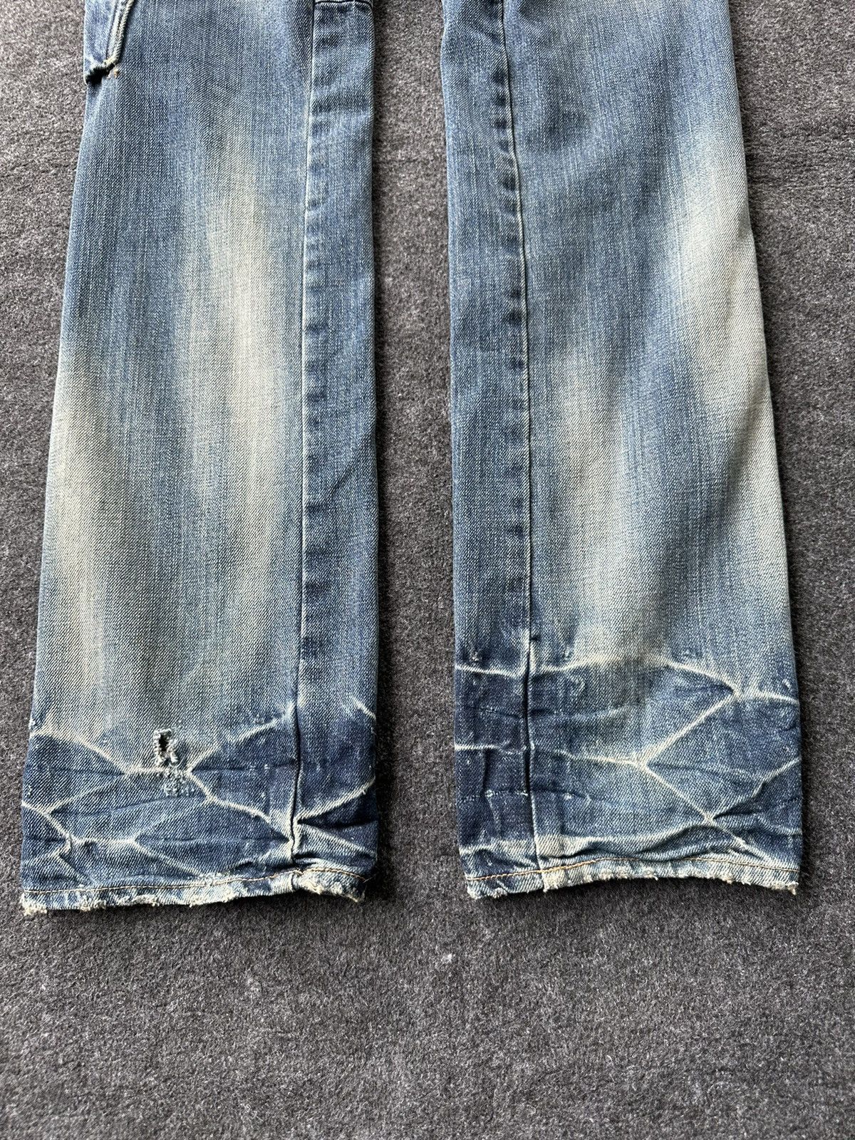 PPFM Vintage Bartack Bondage Distressed Denim W30 D215 Size US 30 / EU 46 - 8 Thumbnail