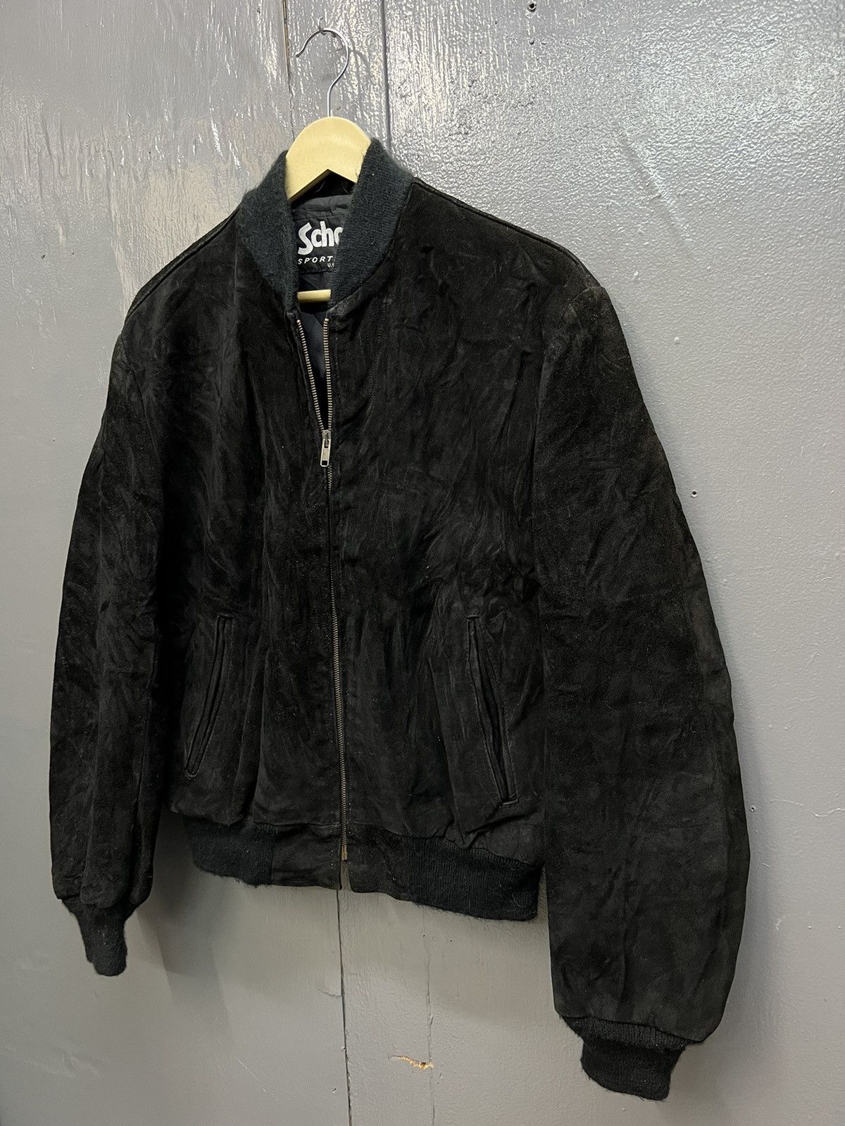 Schott VINTAGE SCHOTT SUEDE LEATHER JACKET Size US S / EU 44-46 / 1 - 3 Thumbnail
