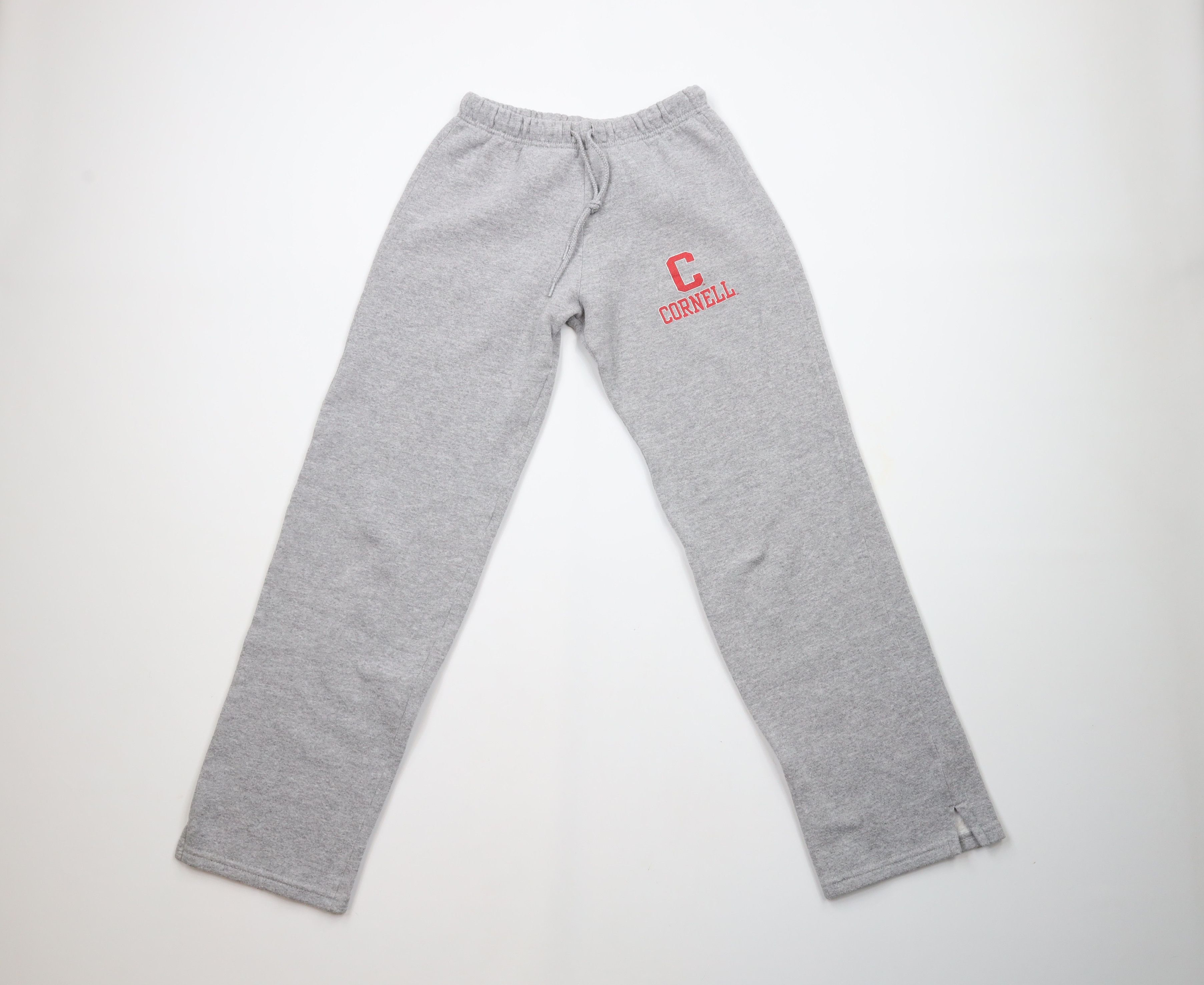 Vintage Vintage 90s Cornell University Sweatpants Heather Gray USA Size US 30 / EU 46 - 1 Thumbnail
