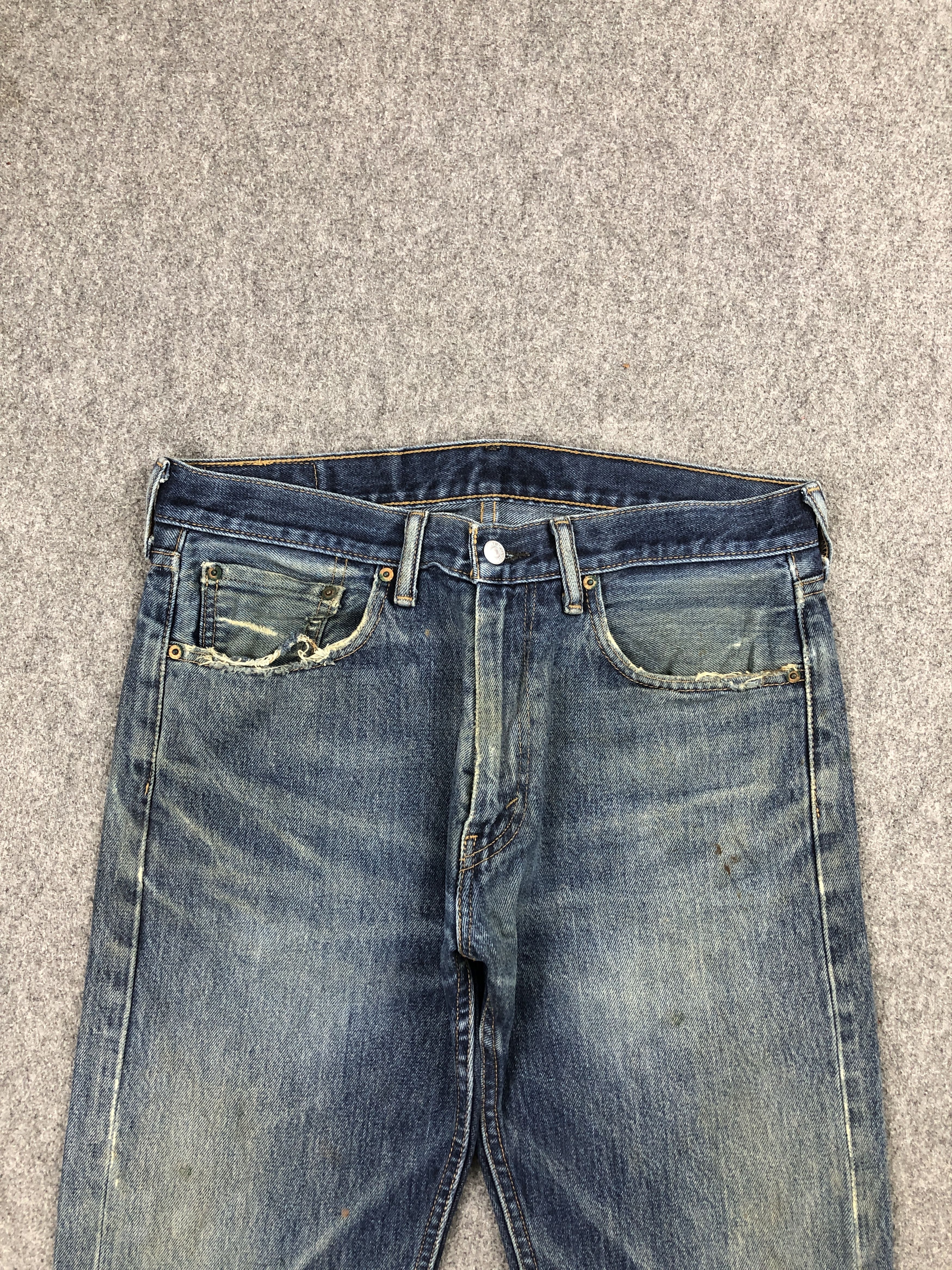 Levi's × Vintage Vintage Levis 505 Japanese Denim Style Jeans DP2438DP2438 Size US 33 - 2 Thumbnail