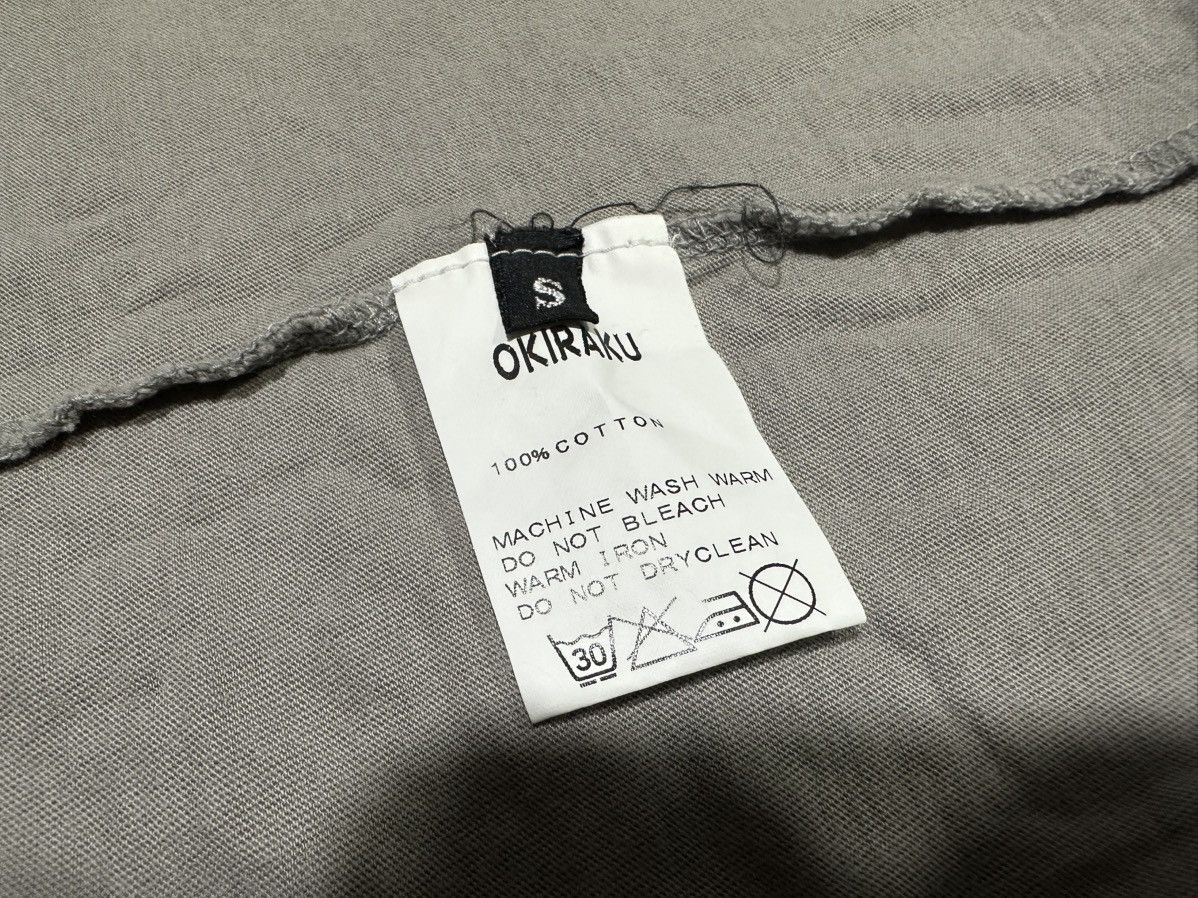 Japanese Brand 🔥Rare Y2K Okiraku Asymmetrical Layer Shirt Trim Edge Japan Size US S / EU 44-46 / 1 - 8 Thumbnail