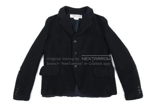 Comme des Garcons Comme Des Garcons Vintage Navy Blazer Top Size XS / US 0-2 / IT 36-38 - 2 Thumbnail