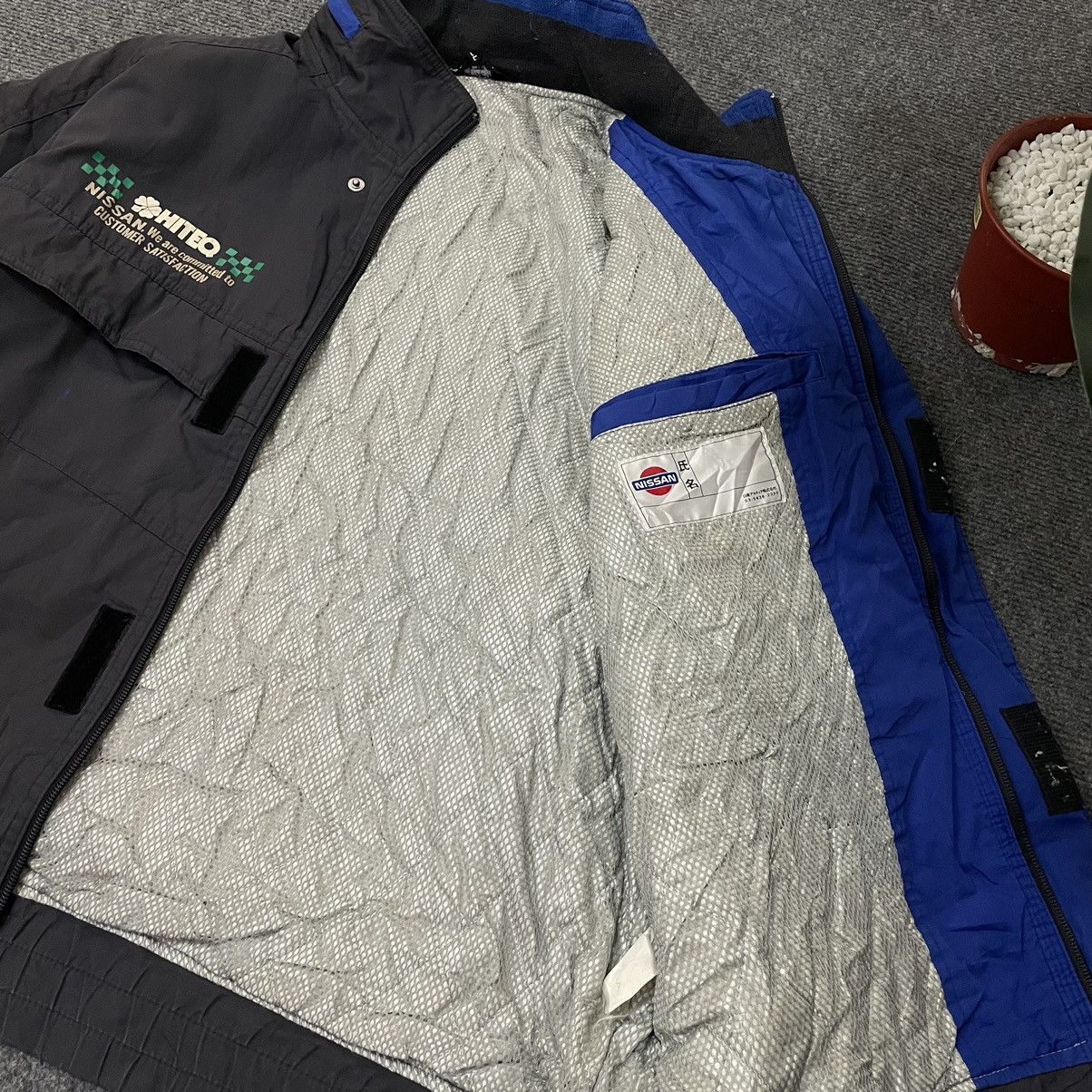 Japanese Brand × Vintage Vintage 90s Nissan Worker Jacket Size US XL / EU 56 / 4 - 5 Thumbnail