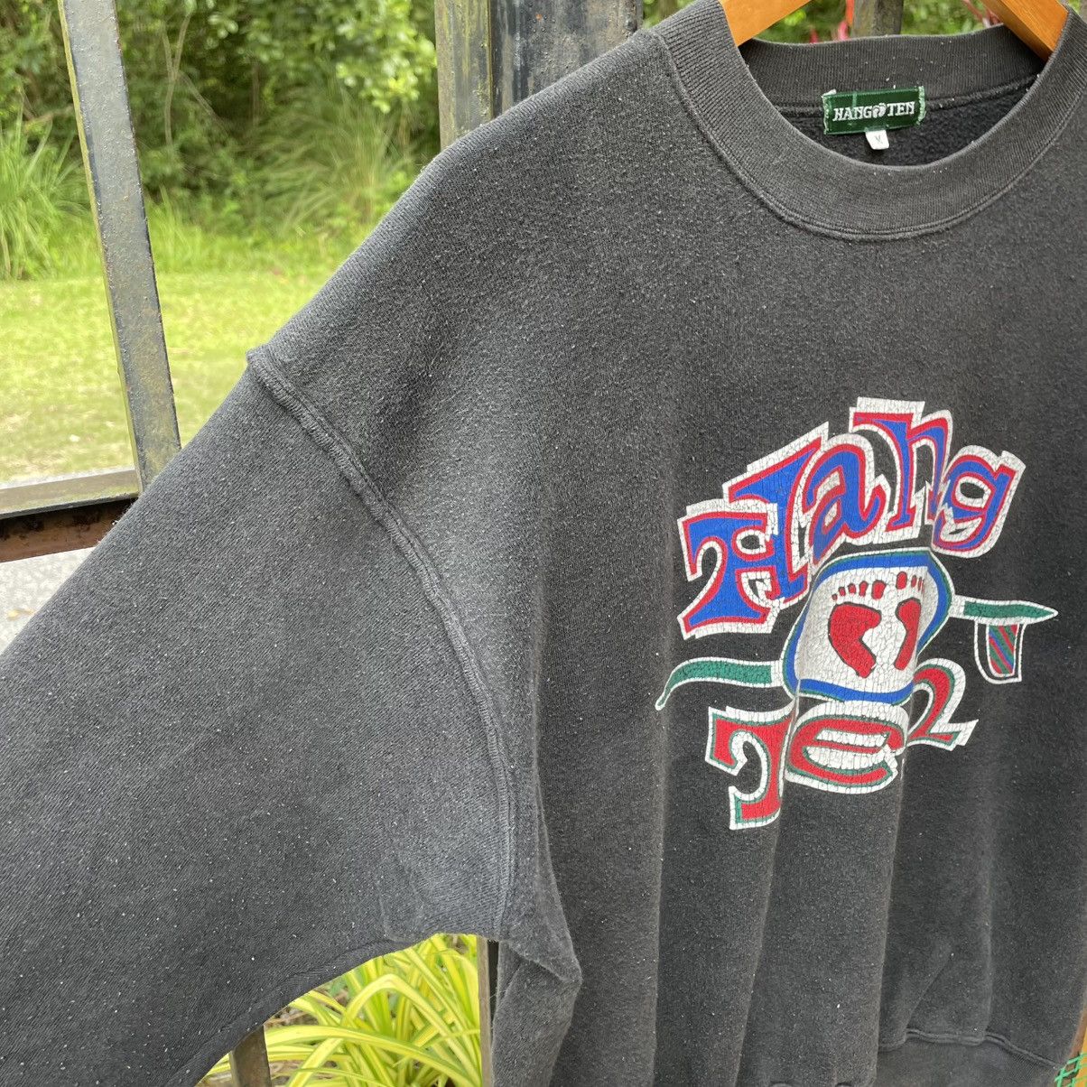 Hang Ten 🔥Vintage 90s Hang Ten Big Logo Sweatshirts Size US M / EU 48-50 / 2 - 6 Thumbnail
