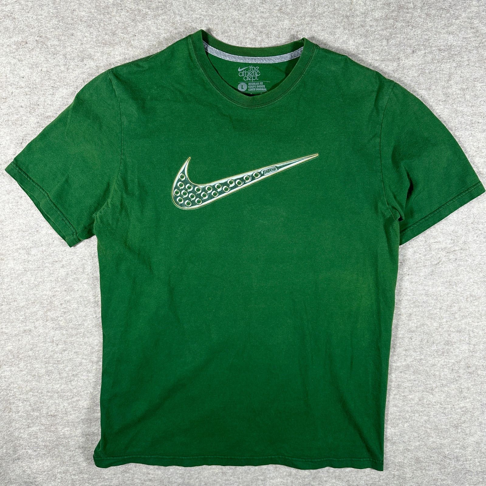 Nike Nike Men's Large Green Retro Swoosh Vintage Size US L / EU 52-54 / 3 - 1 Thumbnail