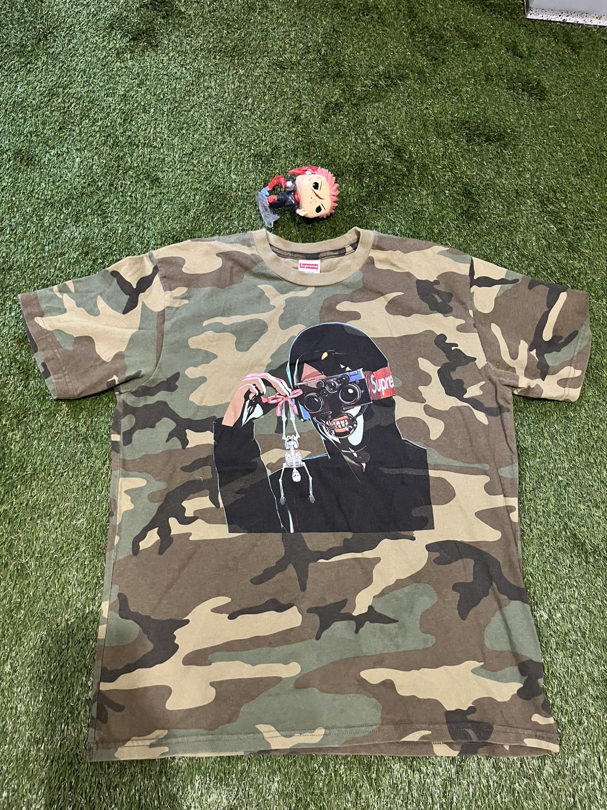 Supreme Supreme Green Camo T Shirt Size US M / EU 48-50 / 2 - 1 Thumbnail