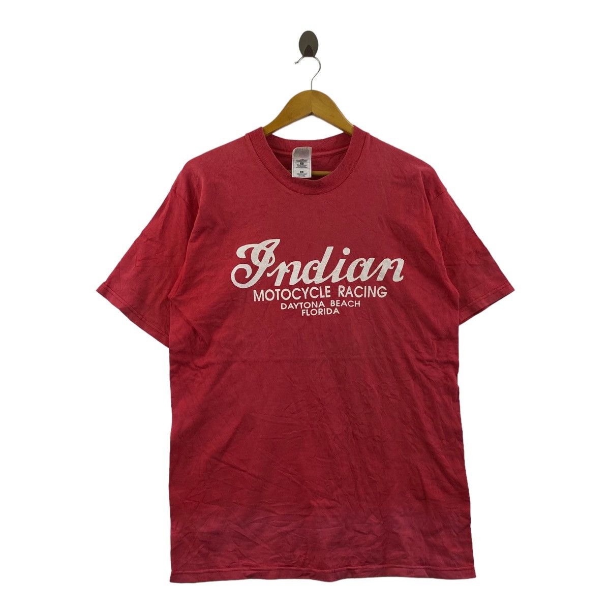 Indian Motorcycle Vintage Doc Batsleer INDIAN MOTOCYCLE RACING Daytona Beach Size US L / EU 52-54 / 3 - 1 Thumbnail