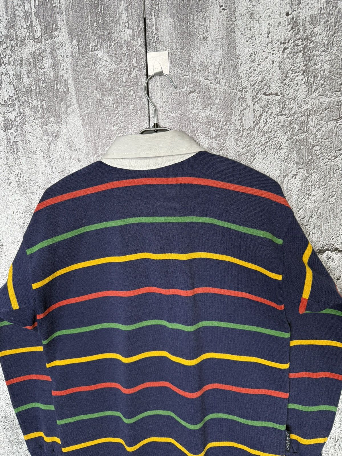 Adidas VTG 80s Adidas Made in Australia Striped Rugby Long Sleeve Size US M / EU 48-50 / 2 - 13 Thumbnail