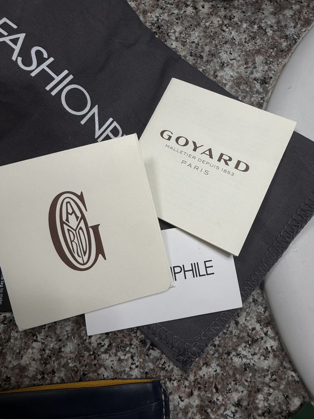 Goyard Goyard Navy Saint Sulpice Card Holder Size ONE SIZE - 7 Thumbnail