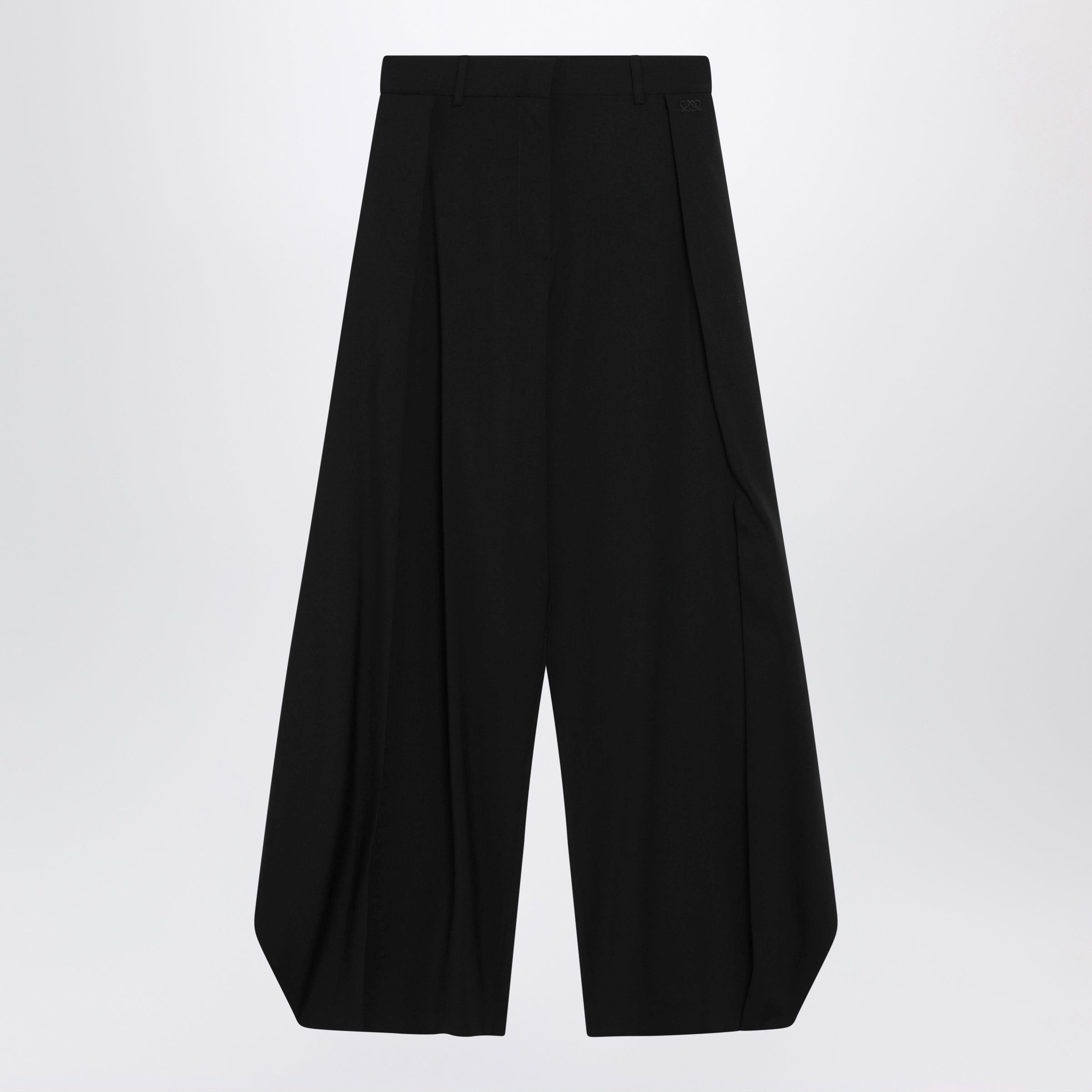 Loewe Loewe Black Wool Trousers Size 26" / US 2 / IT 38 - 1 Thumbnail